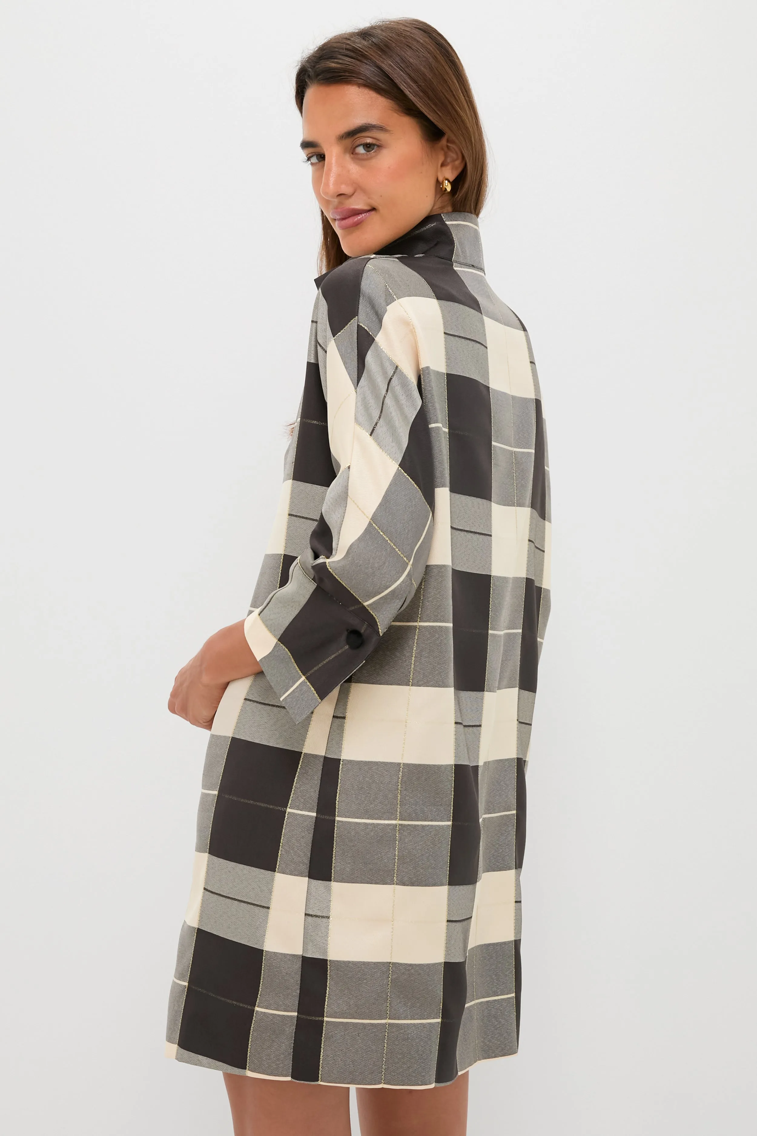Mairead Check Plaid Willow Dress sold by Tuckernuck product image thumbnail 4