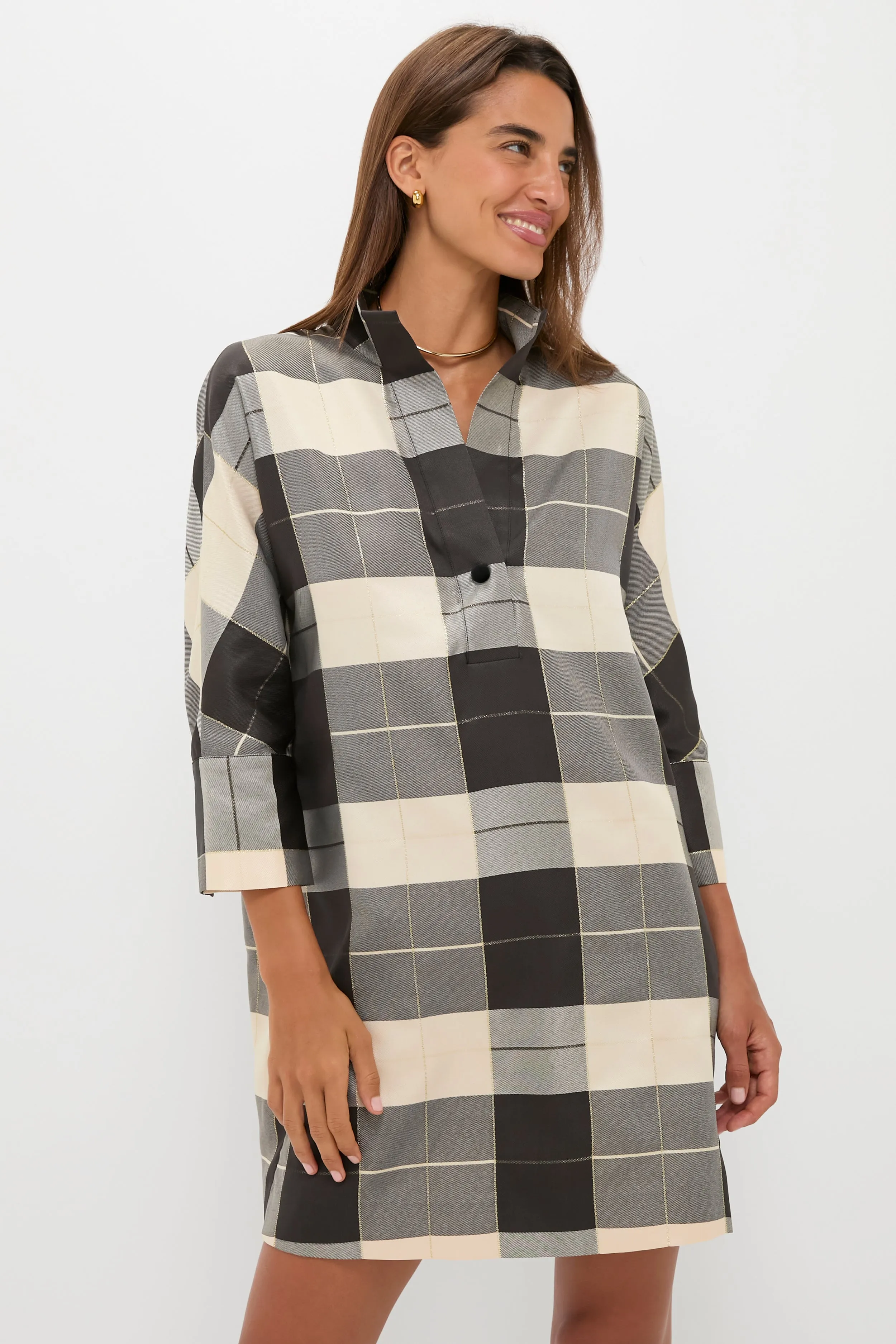 Mairead Check Plaid Willow Dress sold by Tuckernuck