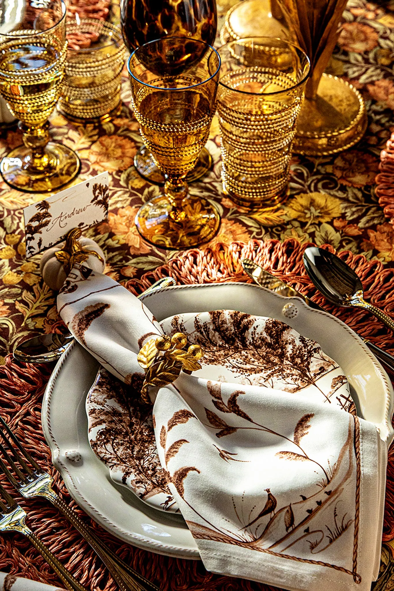 Forest Walk Leaf Napkin Ring Assorted Set of 4 sold by Tuckernuck product image thumbnail 2