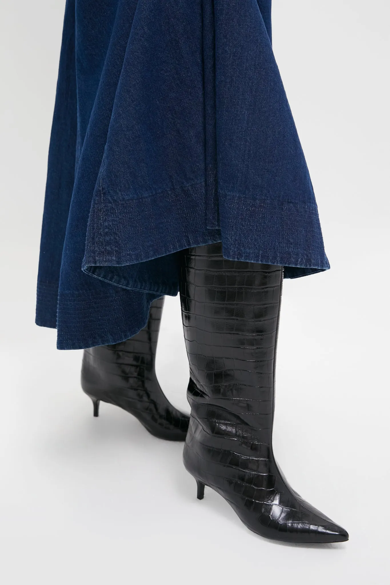 Black Maryana Up Mid Boots sold by Tuckernuck product image thumbnail 2