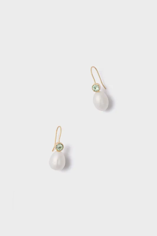 Mint Ellie Pearl Drop Earrings sold by Tuckernuck