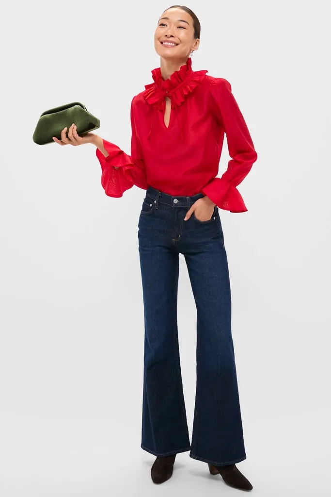 Mint Ellie Pearl Drop Earrings sold by Tuckernuck product image thumbnail 3