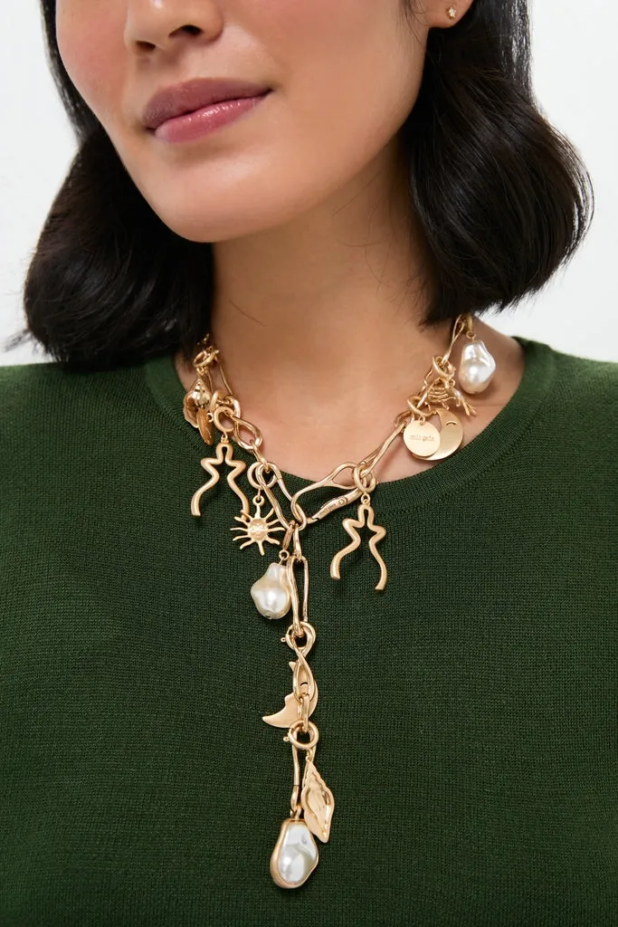 Brushed Brass Astrid Choker sold by Tuckernuck product image thumbnail 2