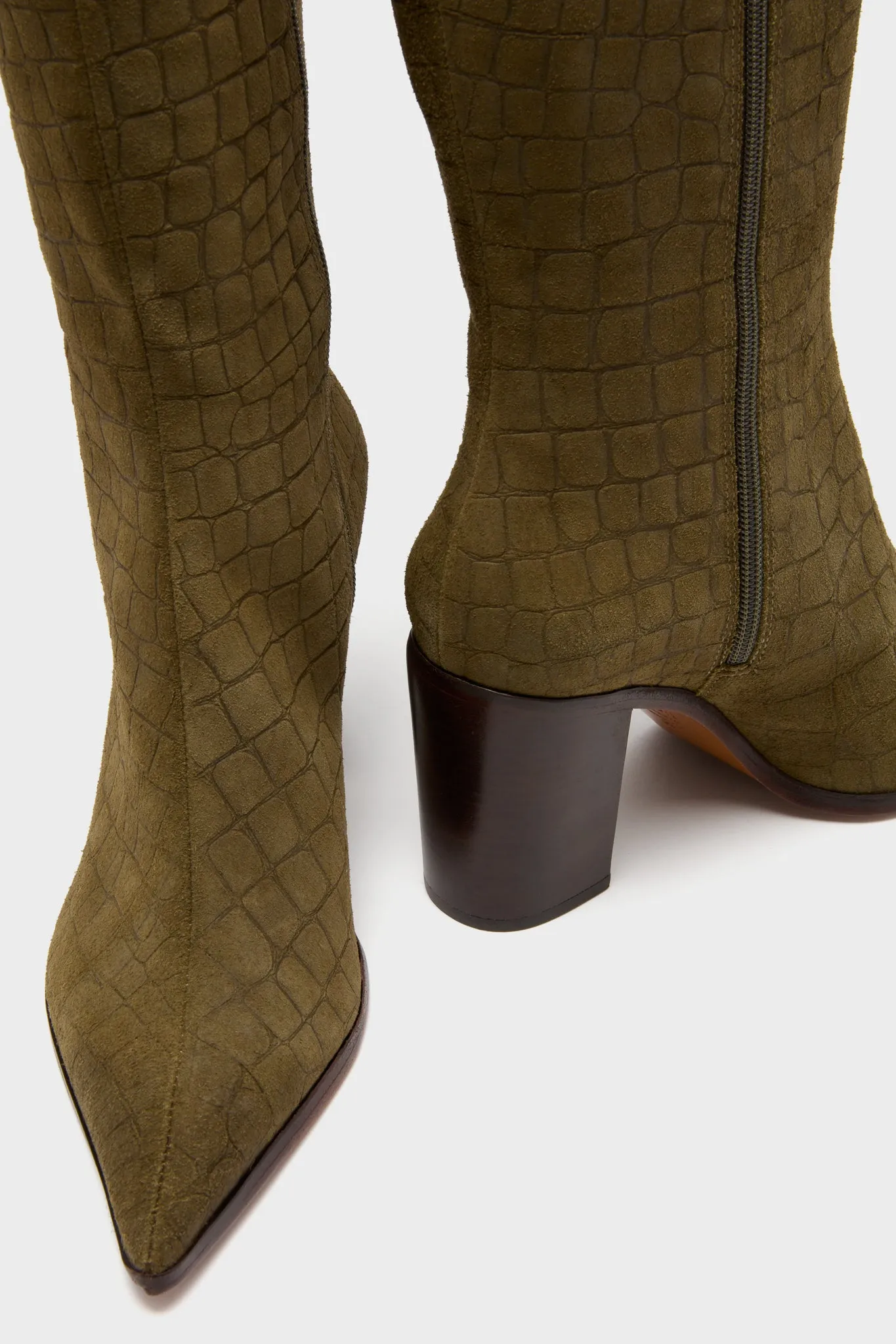 Military Green Mary Up Block Boots sold by Tuckernuck product image thumbnail 5