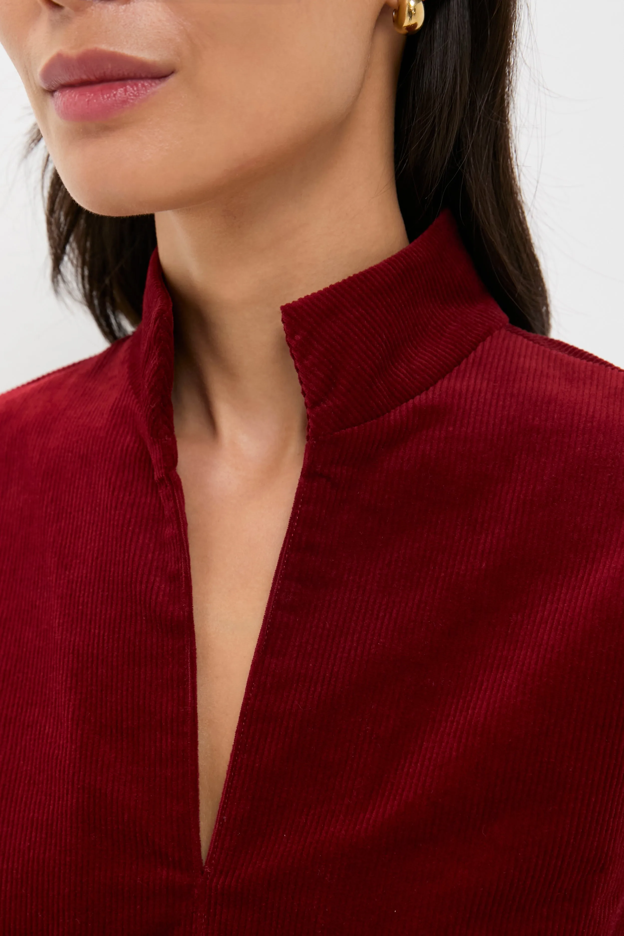 Merlot Corduroy Clifton Dress sold by Tuckernuck product image thumbnail 5