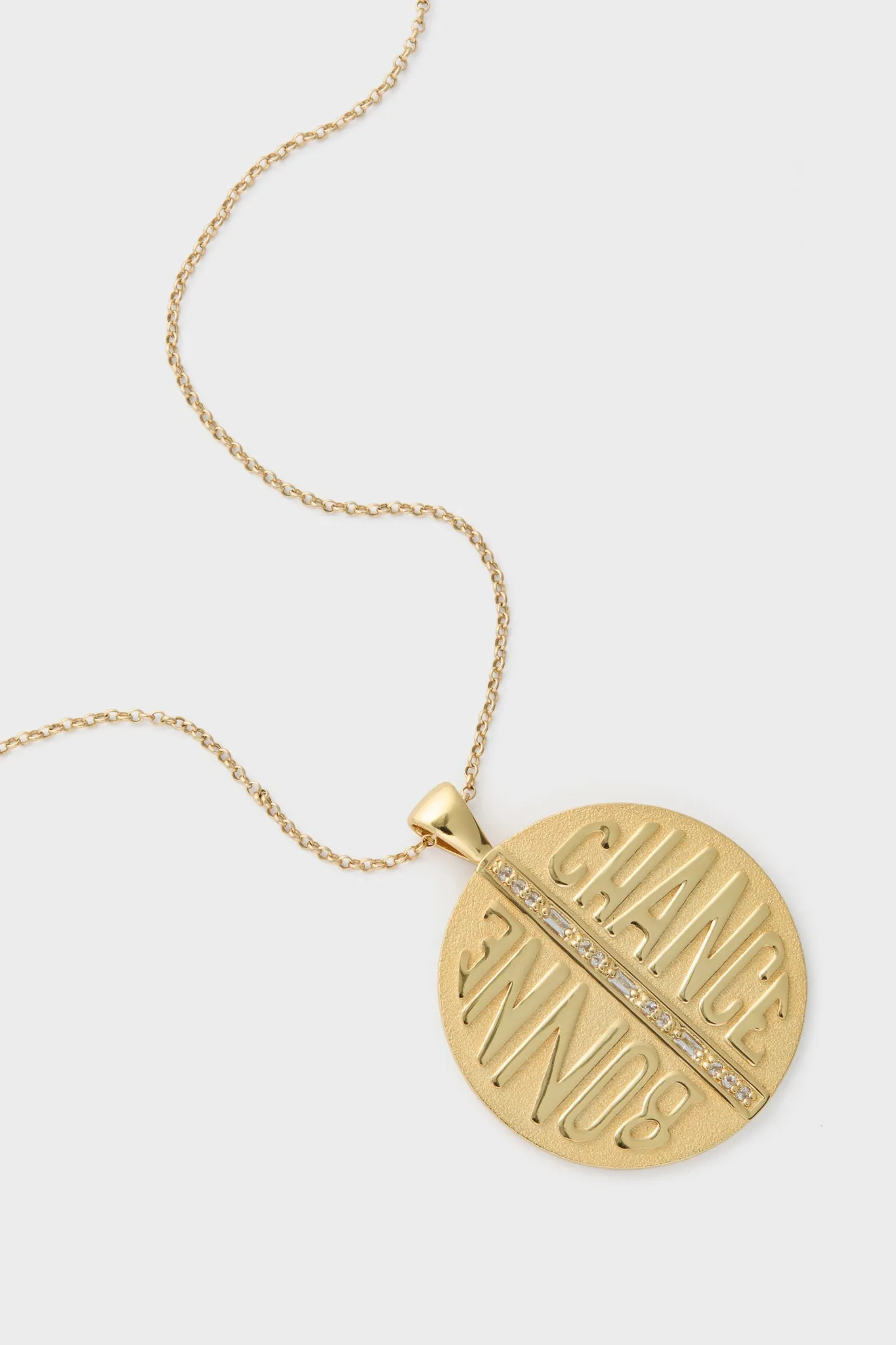 Gold Jumbo Bonne Chance Coin sold by Tuckernuck product image thumbnail 4