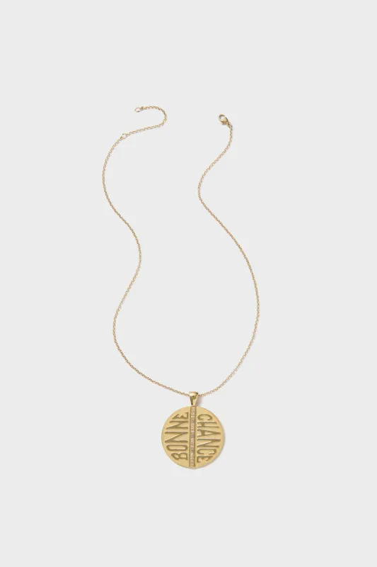 Gold Jumbo Bonne Chance Coin sold by Tuckernuck