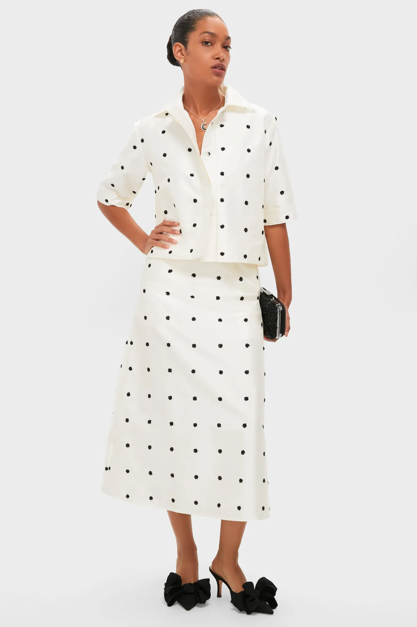 FOREVER Nightfall Onyx Crescent Moon Pendant sold by Tuckernuck product image thumbnail 3