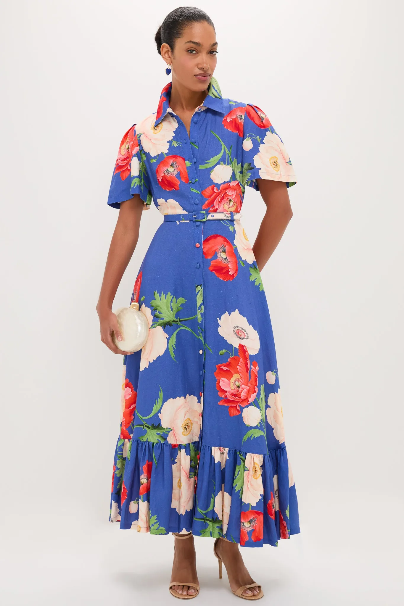 Lapis LOVE From the Heart Earrings sold by Tuckernuck product image thumbnail 3