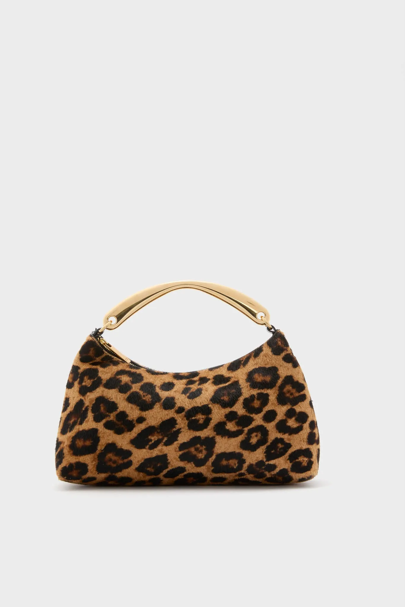Leopard Metal Handle Rhea Bag sold by Tuckernuck