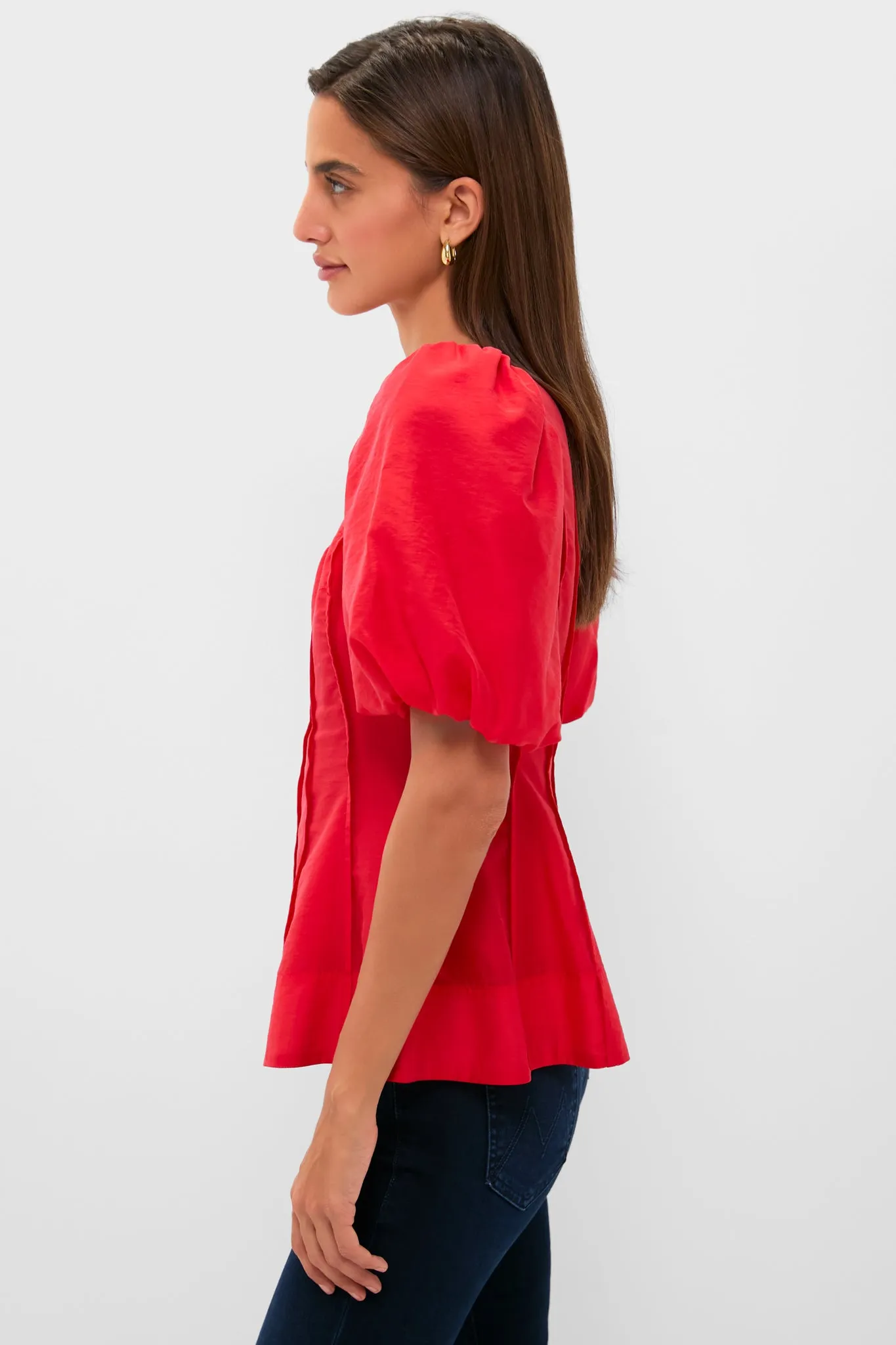 Ruby Taffeta Annalise Blouse sold by Tuckernuck product image thumbnail 3