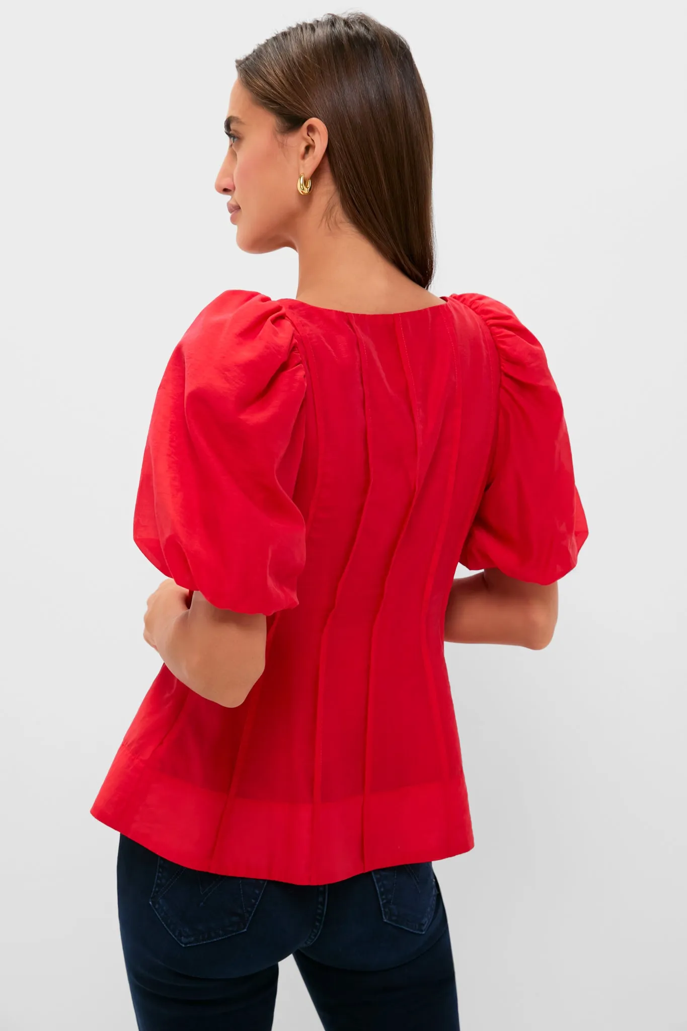 Ruby Taffeta Annalise Blouse sold by Tuckernuck product image thumbnail 4