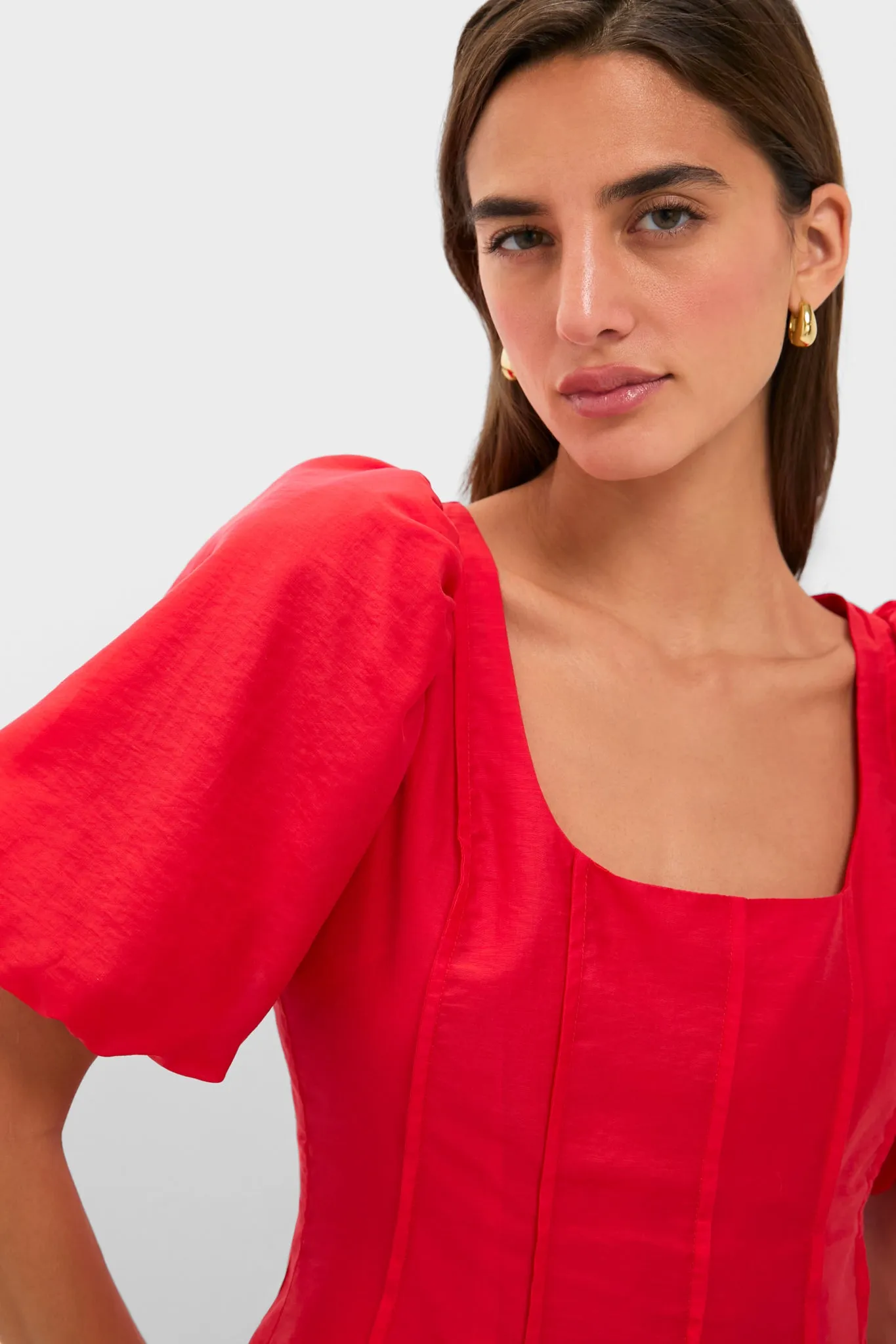 Ruby Taffeta Annalise Blouse sold by Tuckernuck product image thumbnail 5