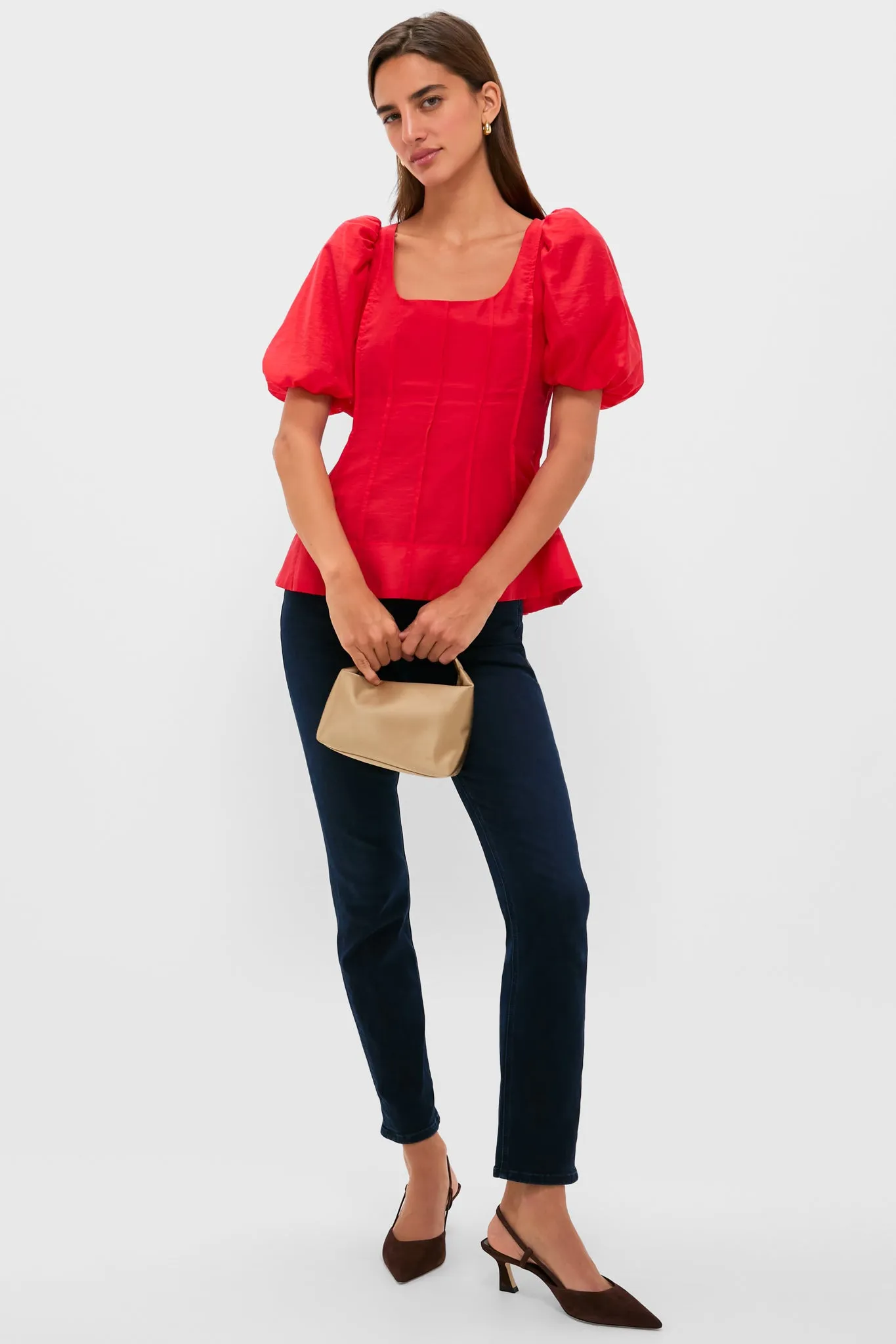 Ruby Taffeta Annalise Blouse sold by Tuckernuck product image thumbnail 2