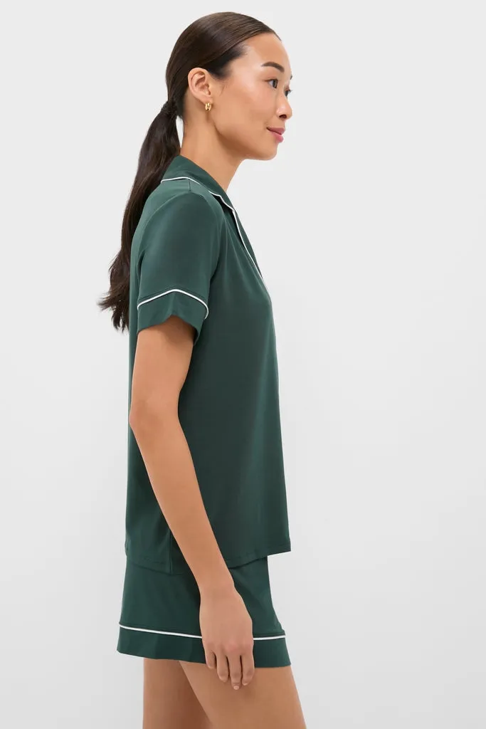 Pine and Ivory Gisele Relaxed Short PJ Set sold by Tuckernuck product image thumbnail 3