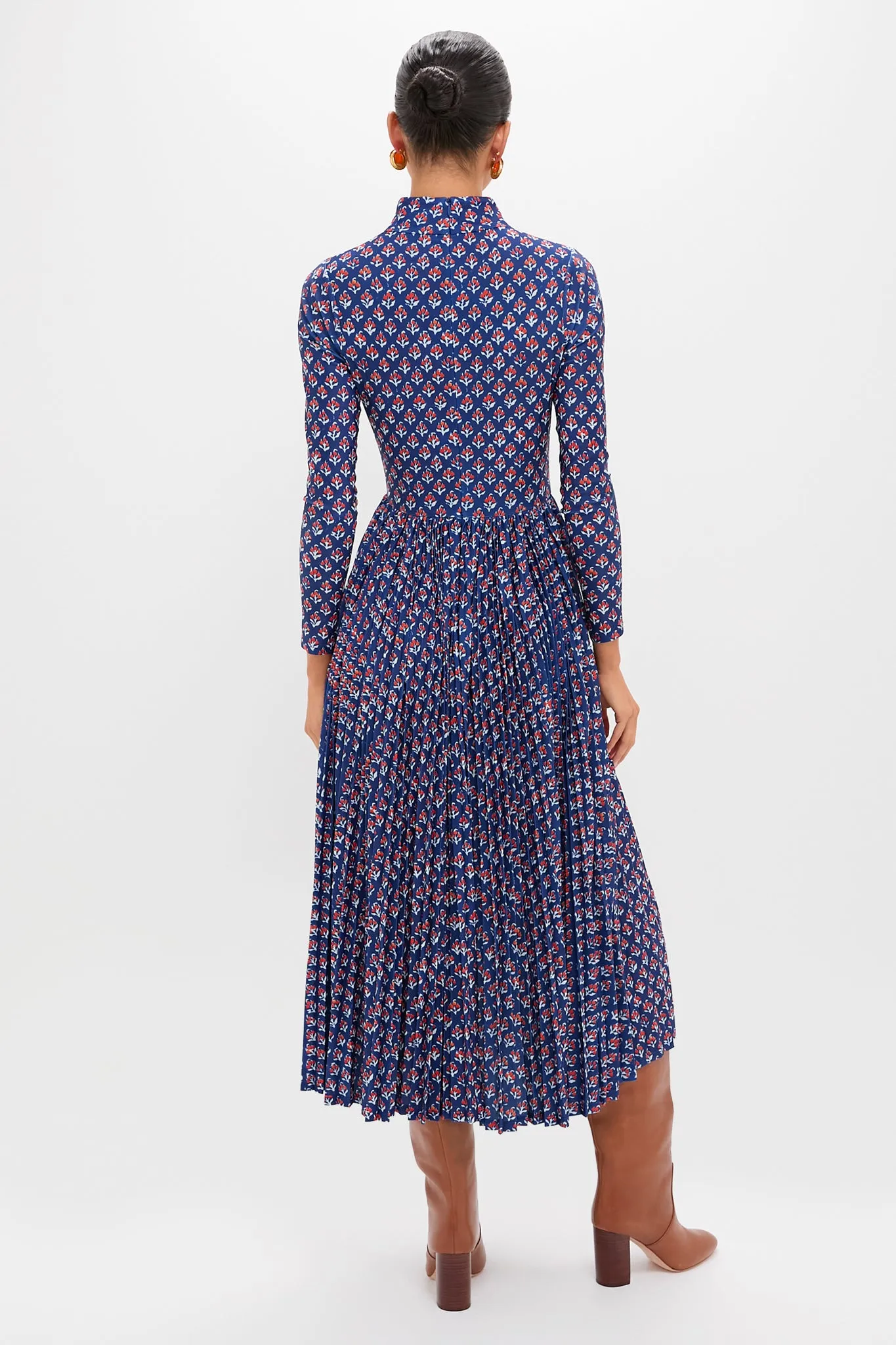 Autumn Fleur Navy Sabine Dress sold by Tuckernuck product image thumbnail 4