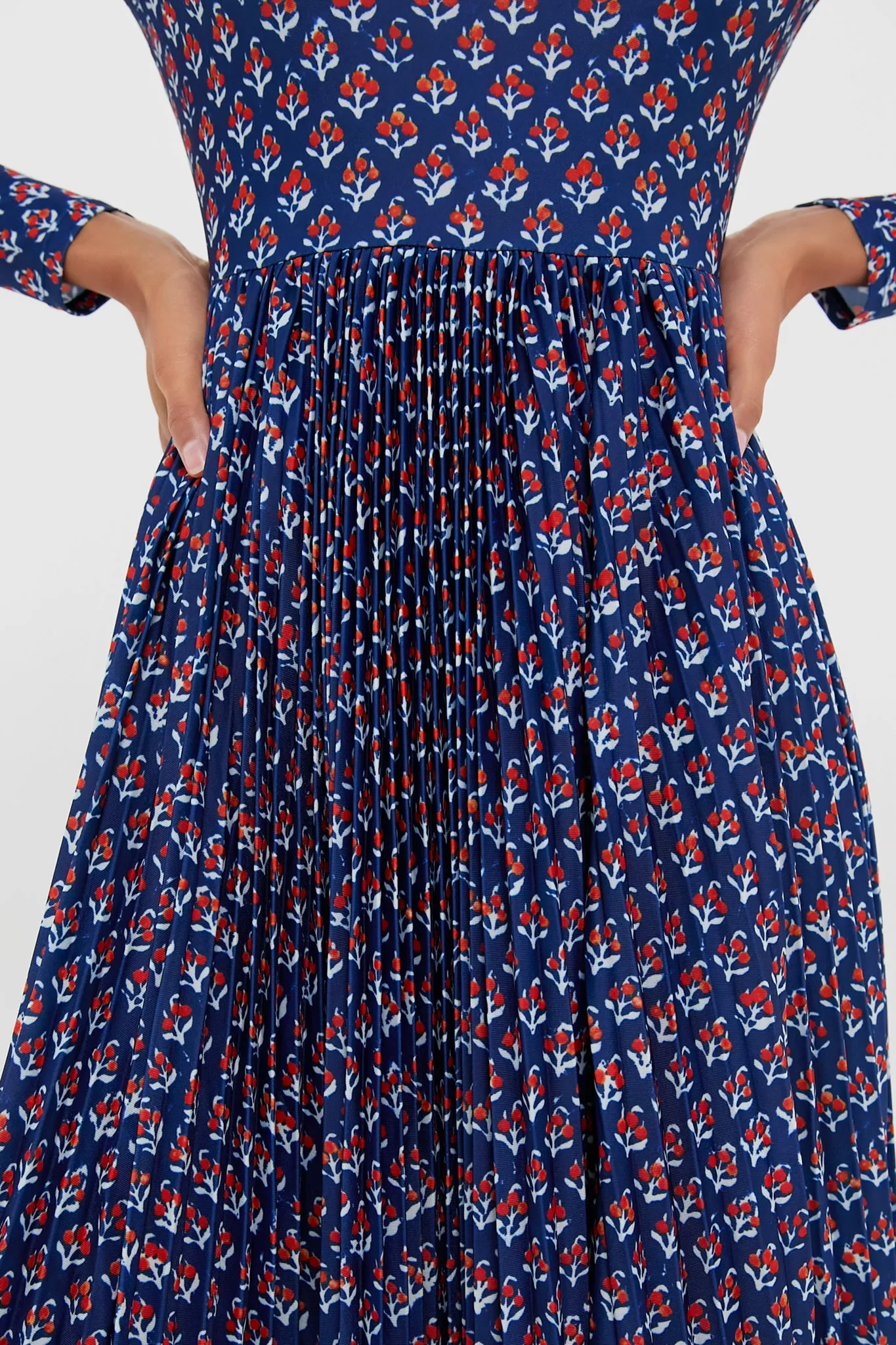 Autumn Fleur Navy Sabine Dress sold by Tuckernuck product image thumbnail 5