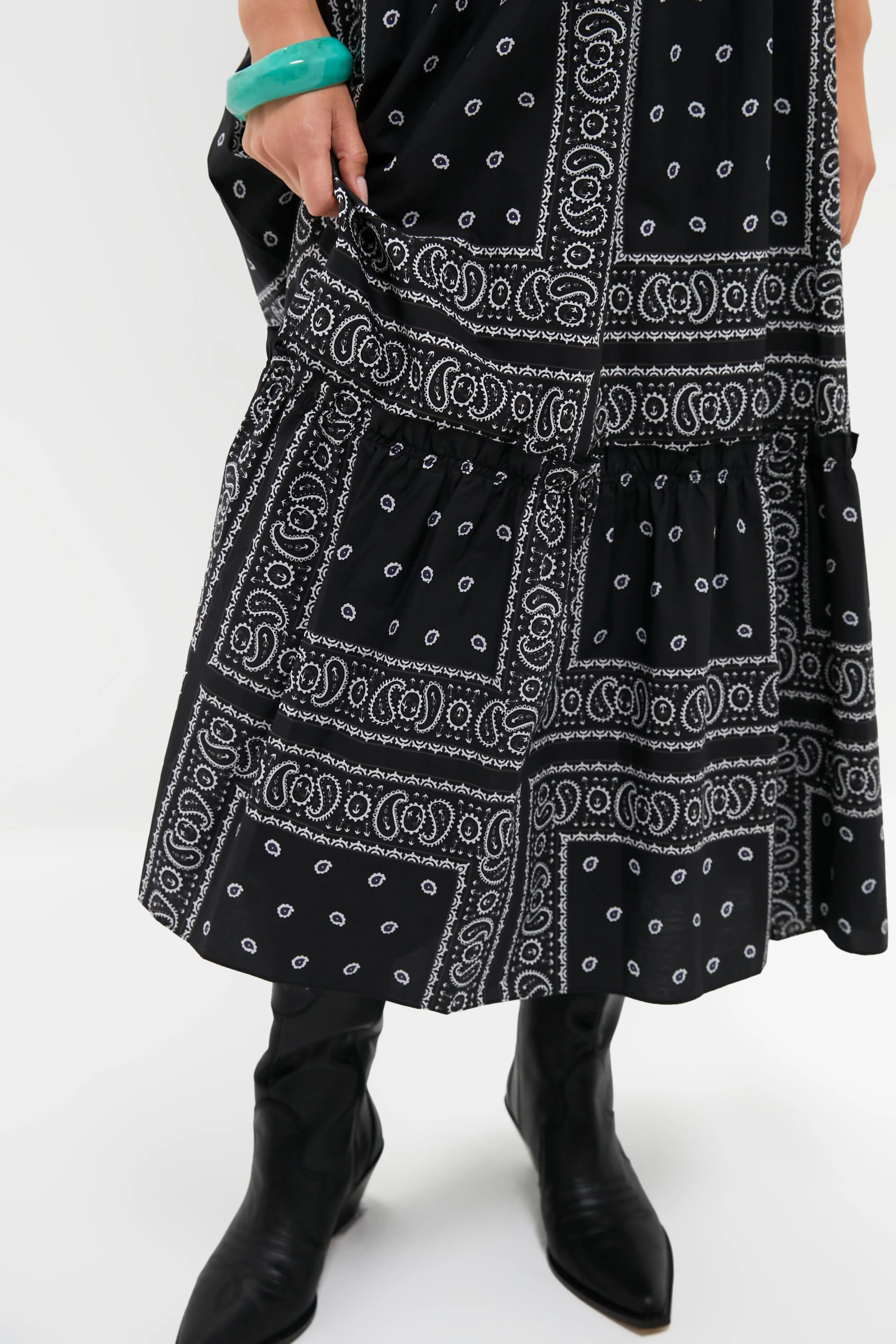 Exclusive Aces Wild Black Palmer Dress sold by Tuckernuck product image thumbnail 5