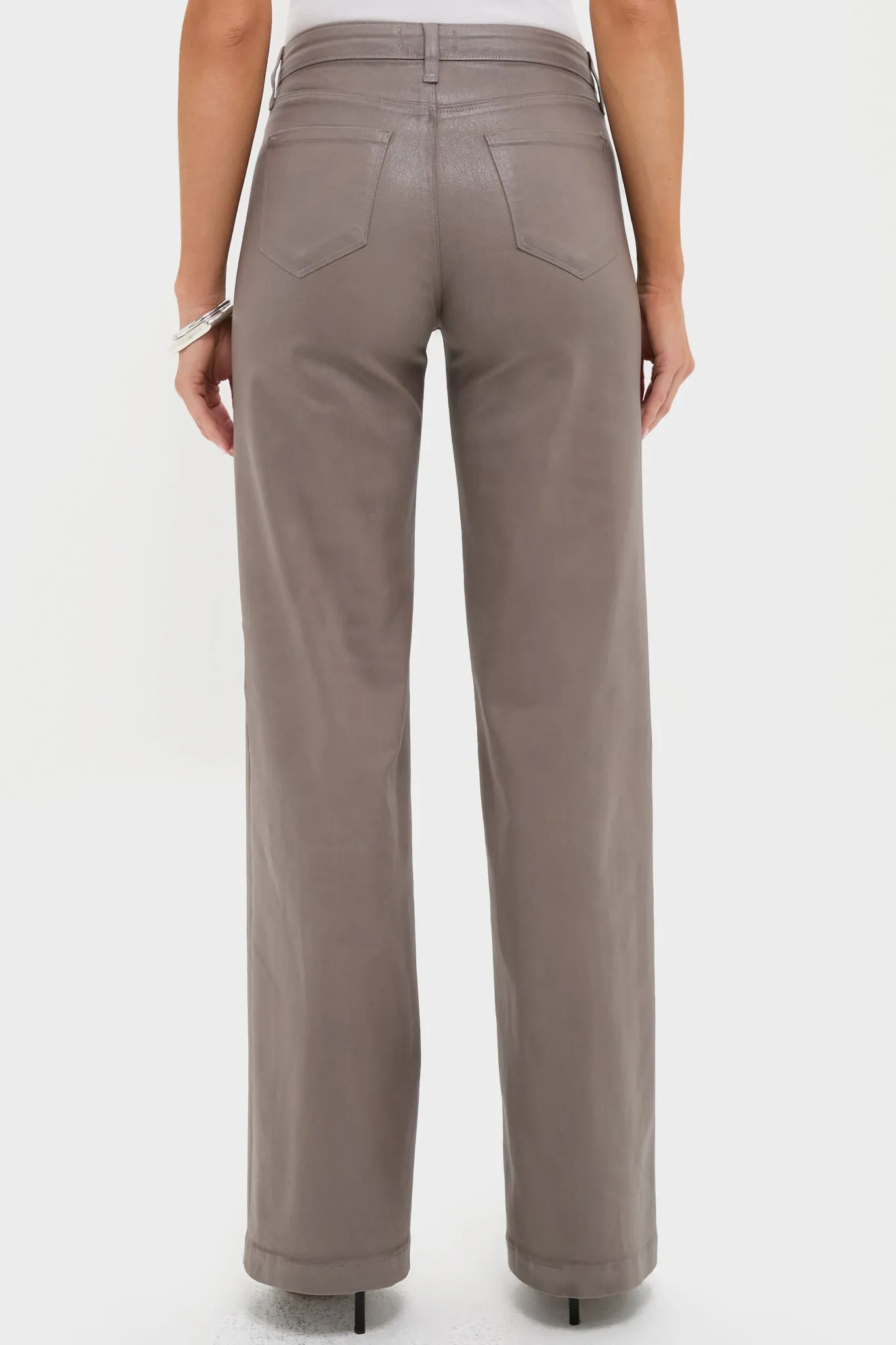 Driftwood Clayton Coated High Rise Wide Leg sold by Tuckernuck product image thumbnail 4