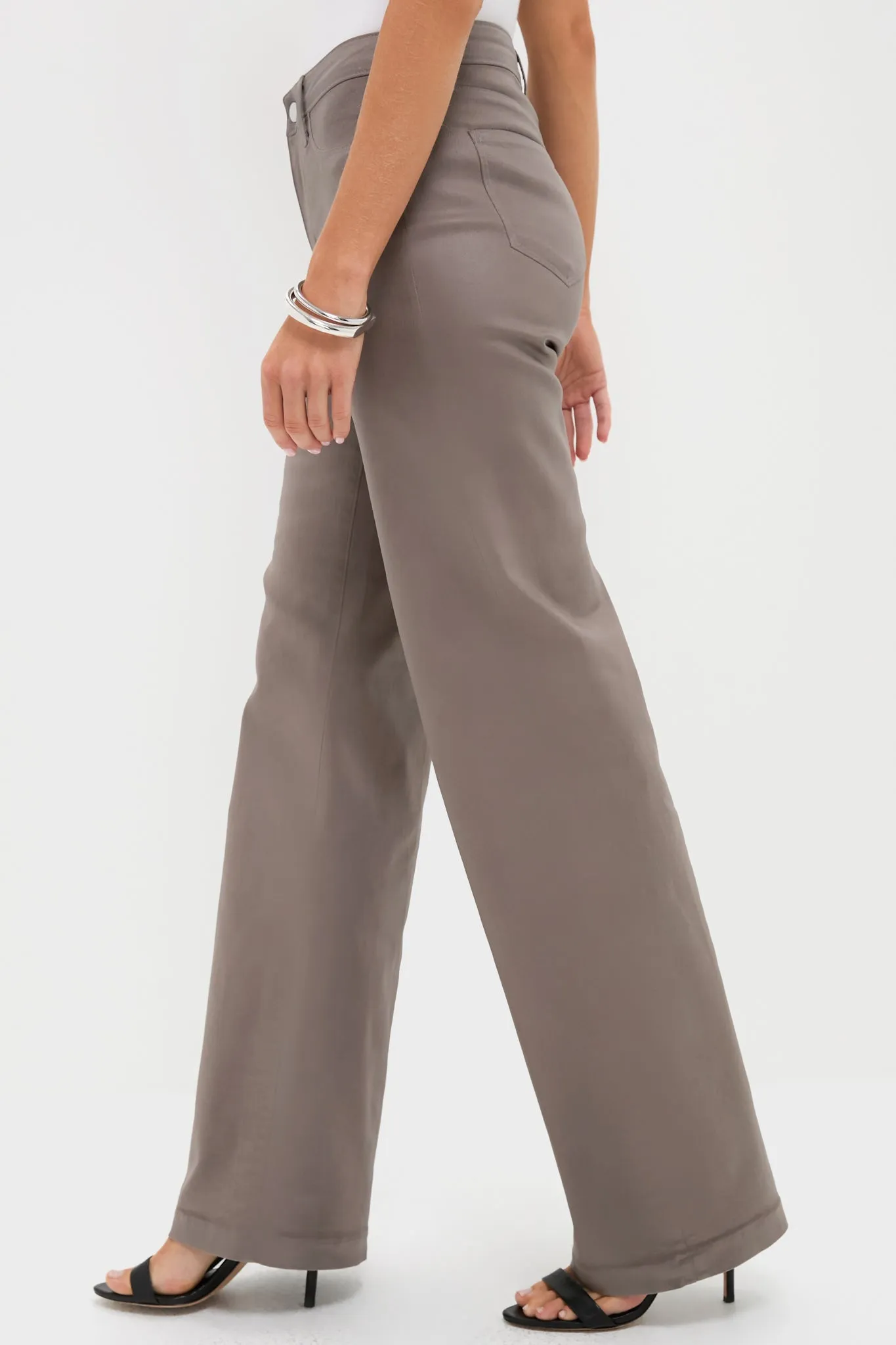 Driftwood Clayton Coated High Rise Wide Leg sold by Tuckernuck product image thumbnail 3