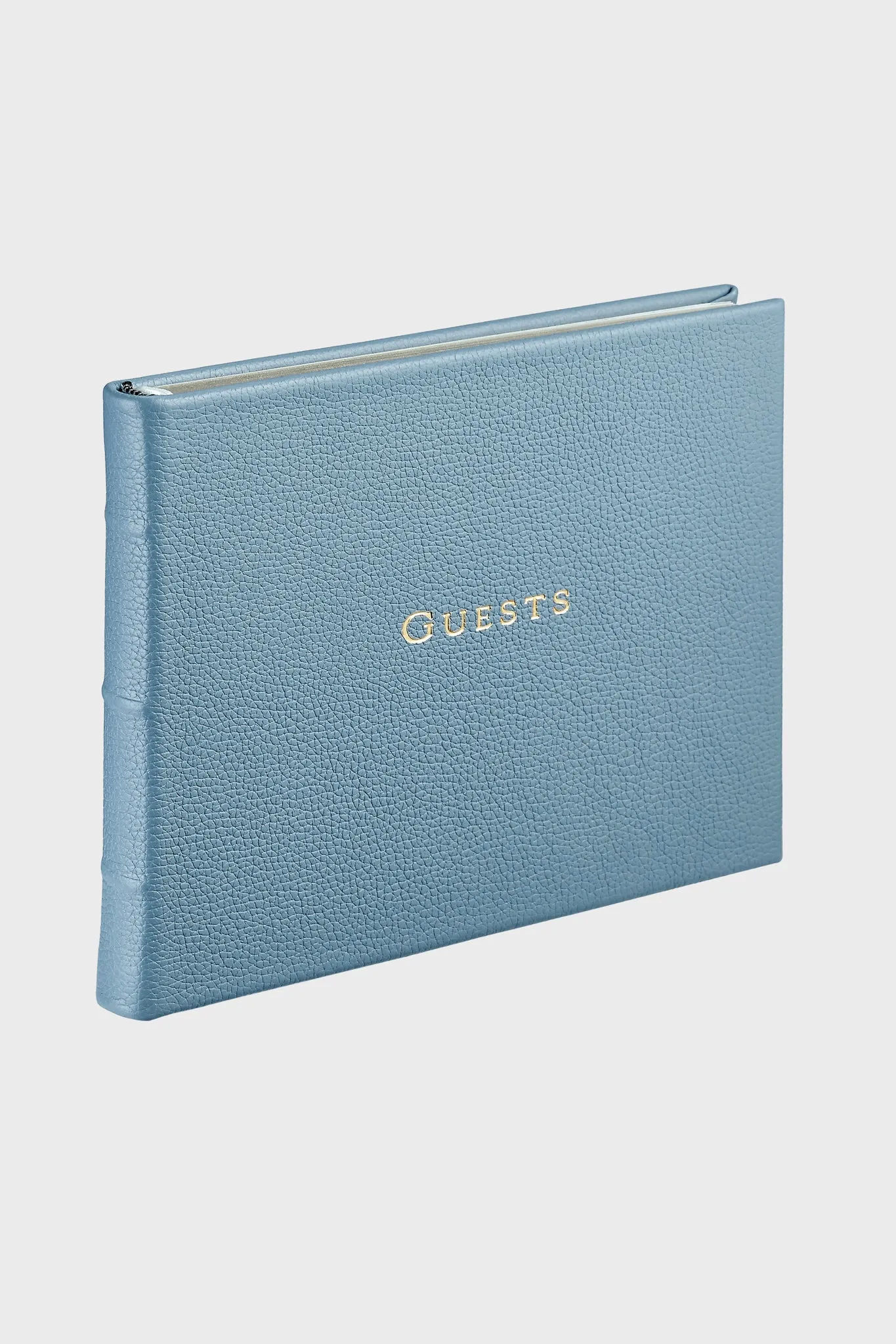 Slate Blue Pebble Grain Guest Book sold by Tuckernuck product image thumbnail 2