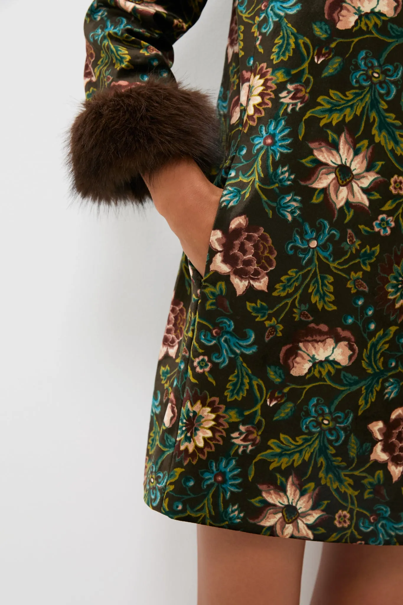 Hazel Moonflower Velvet Mod Ellie Dress sold by Tuckernuck product image thumbnail 5