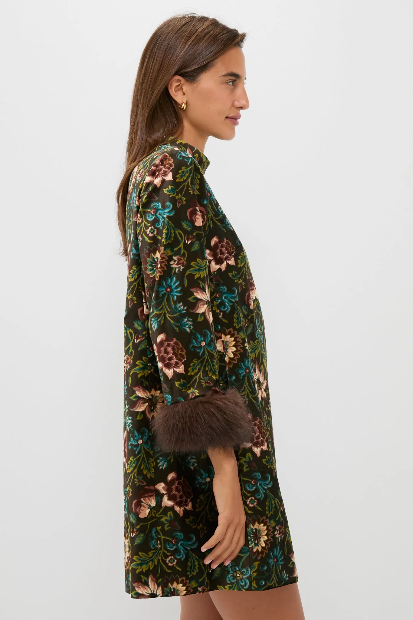 Hazel Moonflower Velvet Mod Ellie Dress sold by Tuckernuck product image thumbnail 3