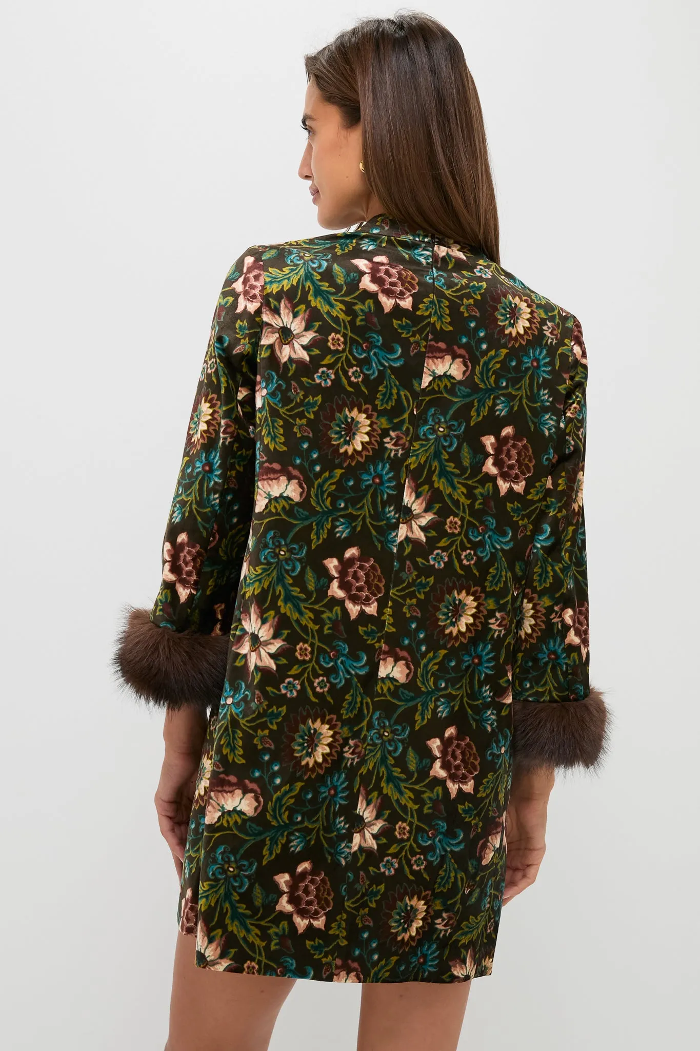 Hazel Moonflower Velvet Mod Ellie Dress sold by Tuckernuck product image thumbnail 4