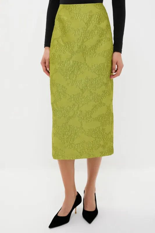 Brocade Metallic Ellington Skirt sold by Tuckernuck