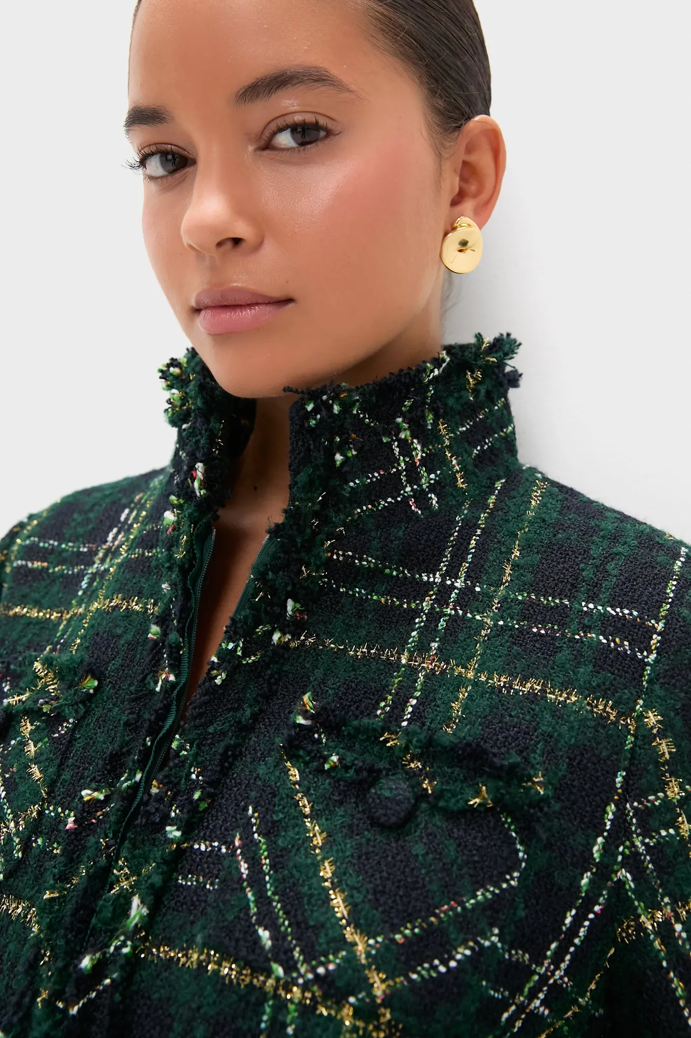 Green Tweed Ophelia Dress sold by Tuckernuck product image thumbnail 5