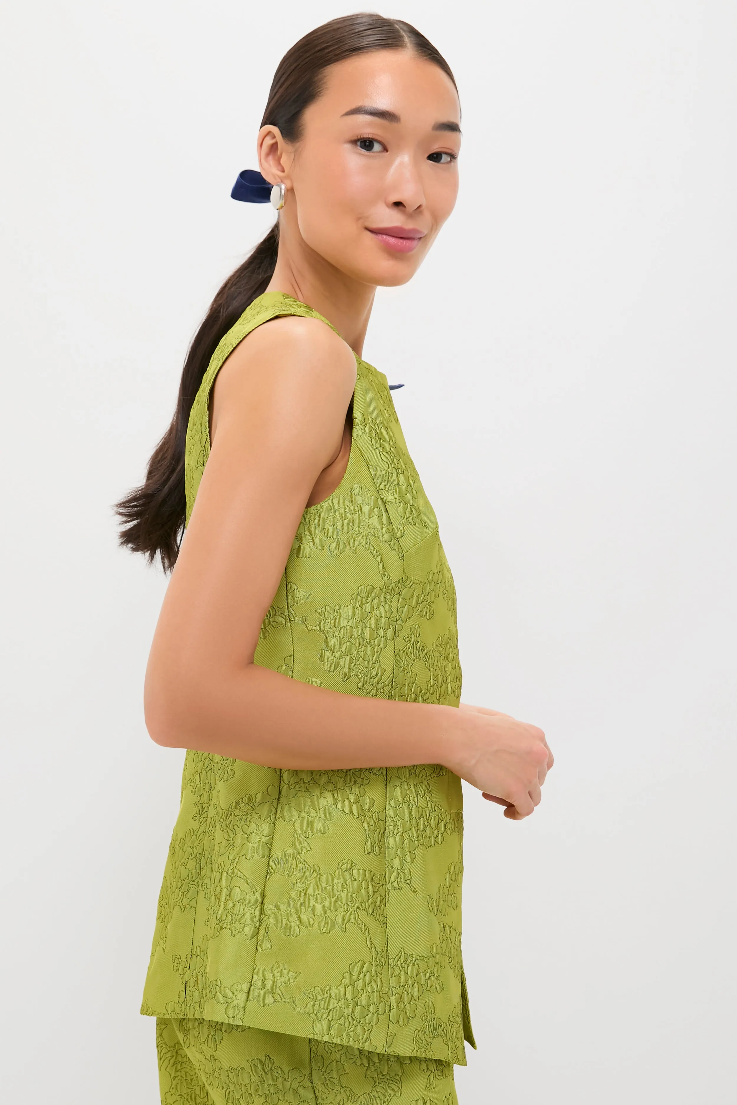 Brocade Metallic Duke Top sold by Tuckernuck product image thumbnail 3