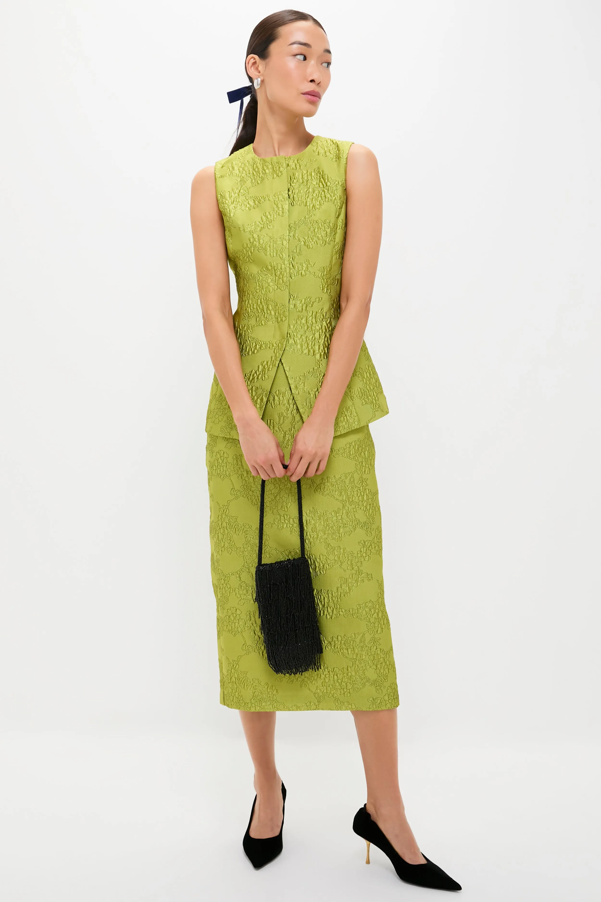 Brocade Metallic Duke Top sold by Tuckernuck product image thumbnail 2