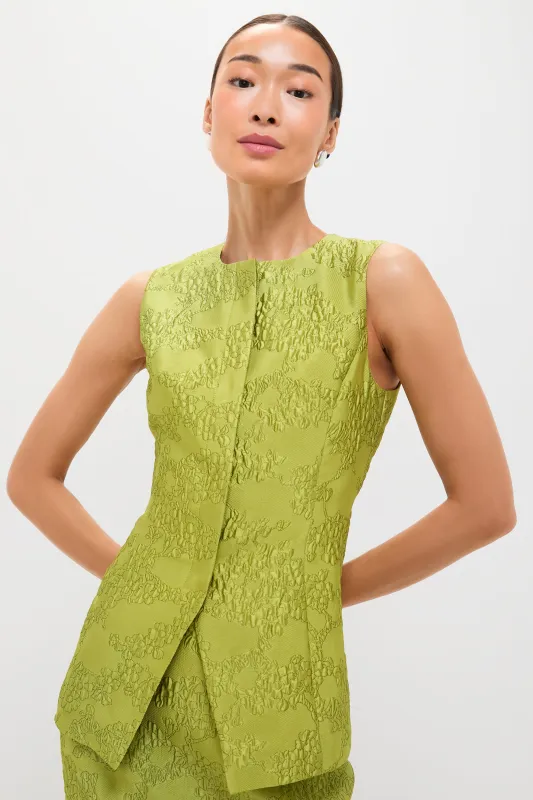 Brocade Metallic Duke Top sold by Tuckernuck