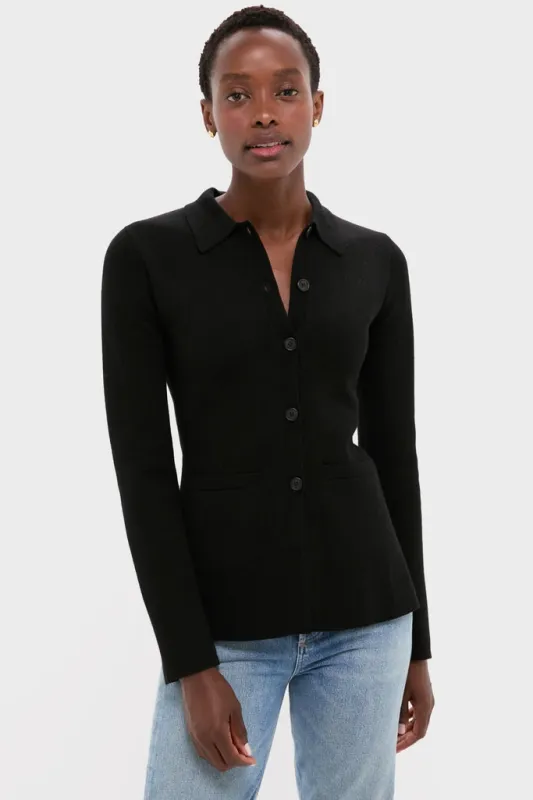 Black Betti Knit Cardi sold by Tuckernuck