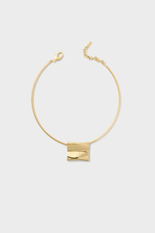 Gold Plated Carre Necklace sold by Tuckernuck