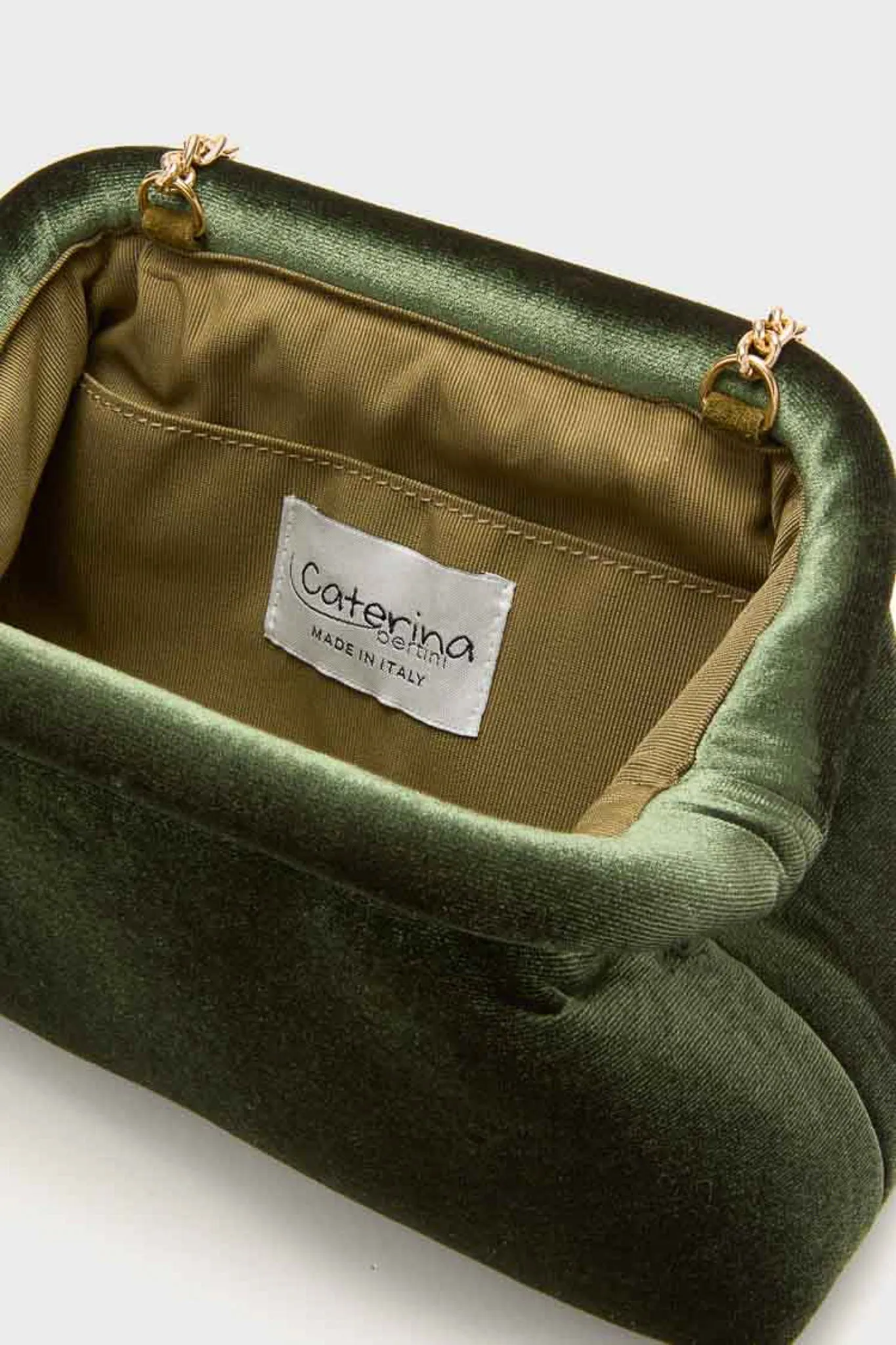 Green Velvet Clutch sold by Tuckernuck product image thumbnail 5