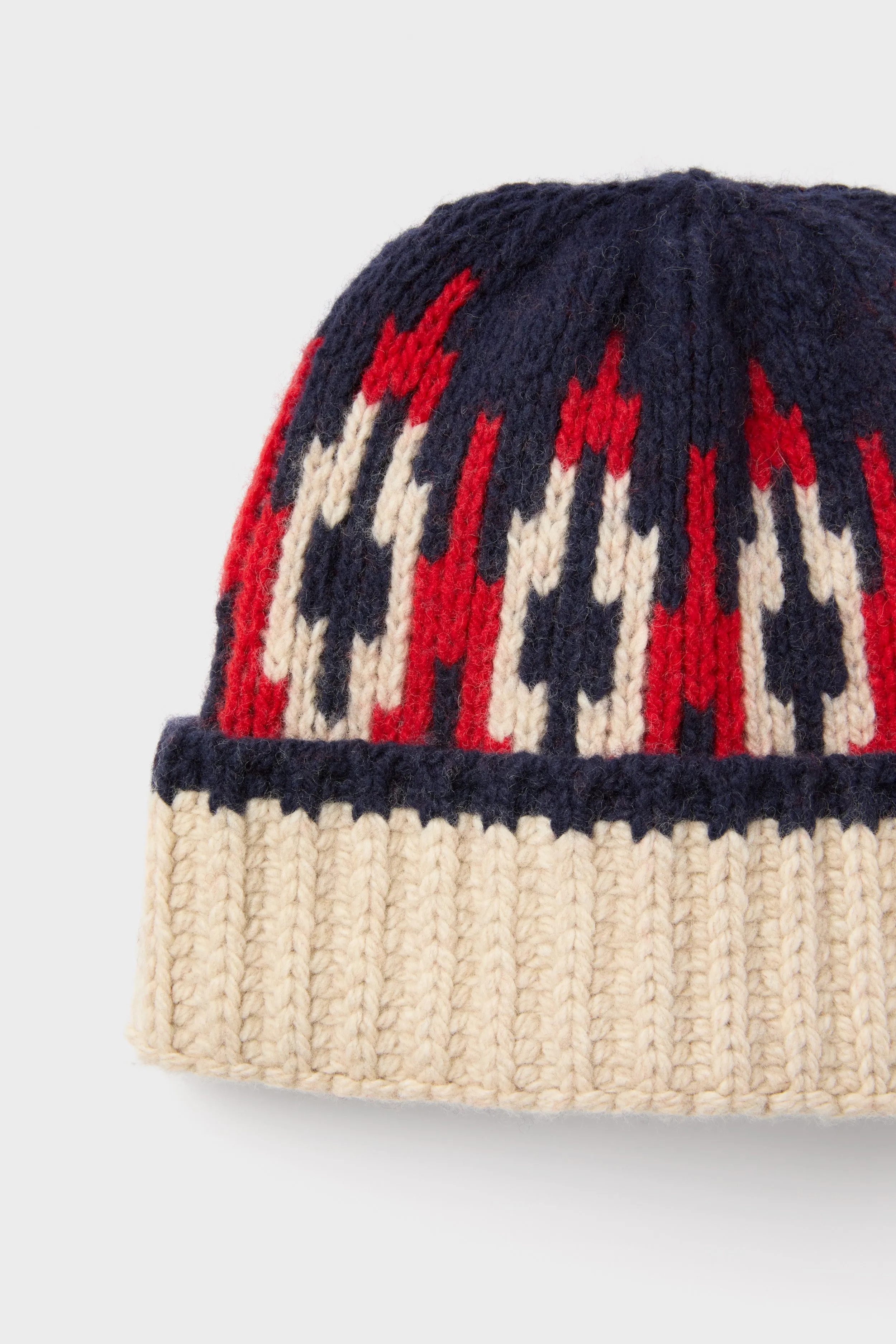 Glacier Fair Isle The Nordic Beanie sold by Tuckernuck product image thumbnail 4
