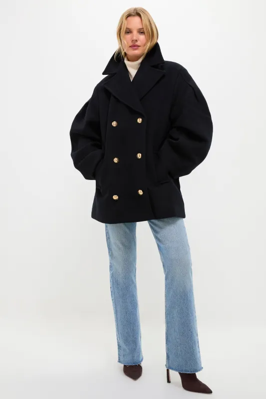 Sky Captain Peacoat Wool Midi Coat sold by Tuckernuck