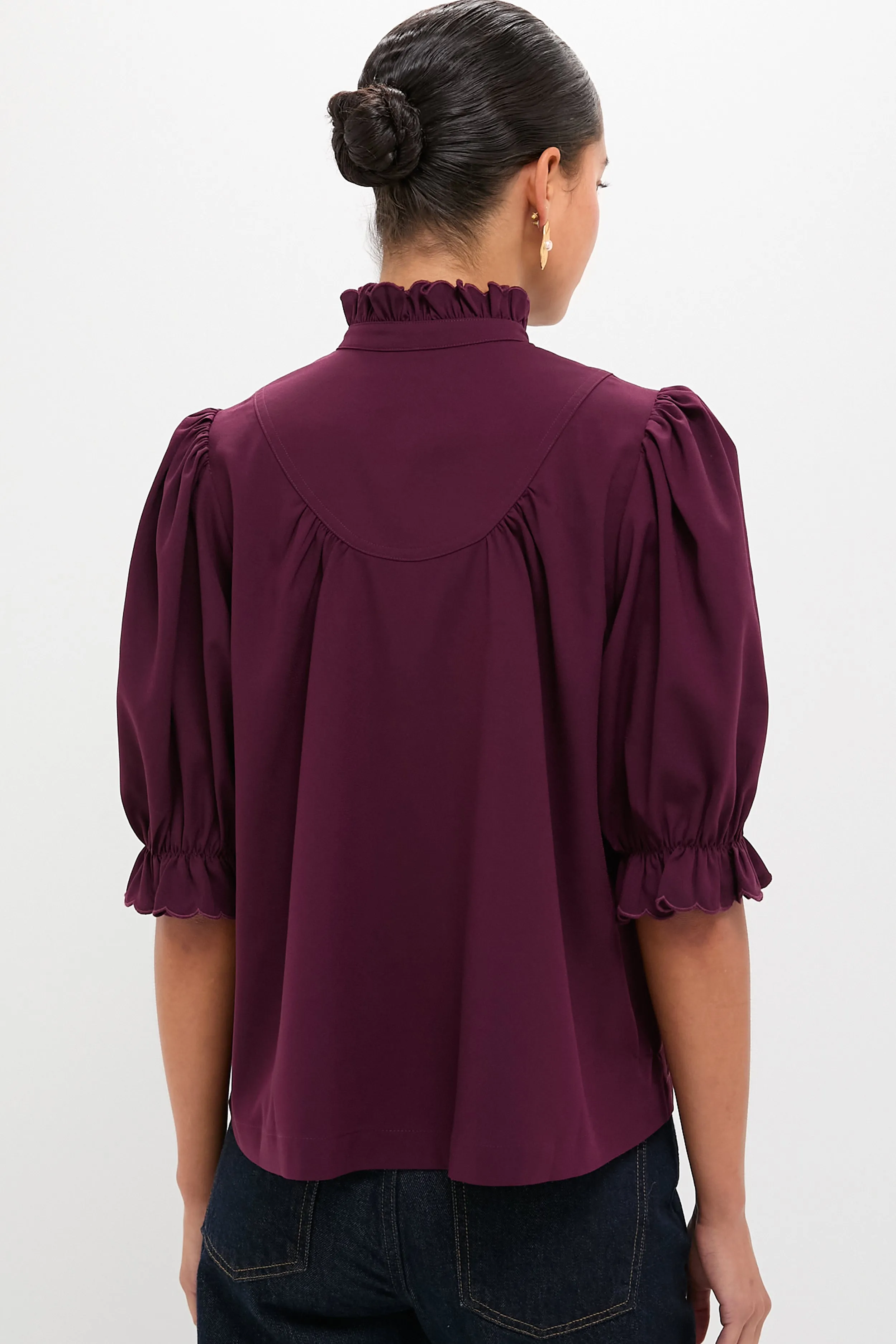 Winetasting Selena Blouse sold by Tuckernuck product image thumbnail 4