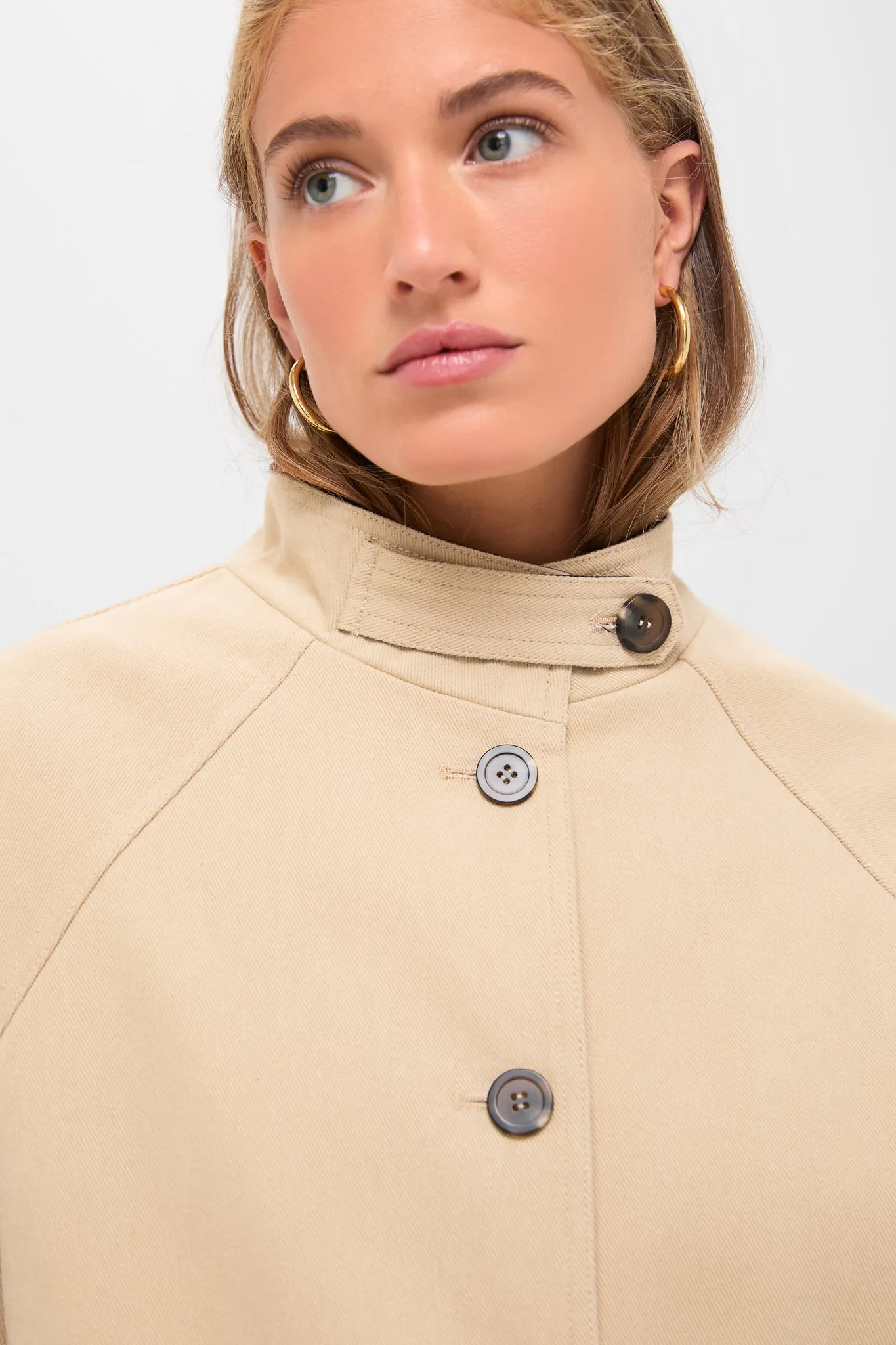 Beige and Navy Oakley Coat sold by Tuckernuck product image thumbnail 4