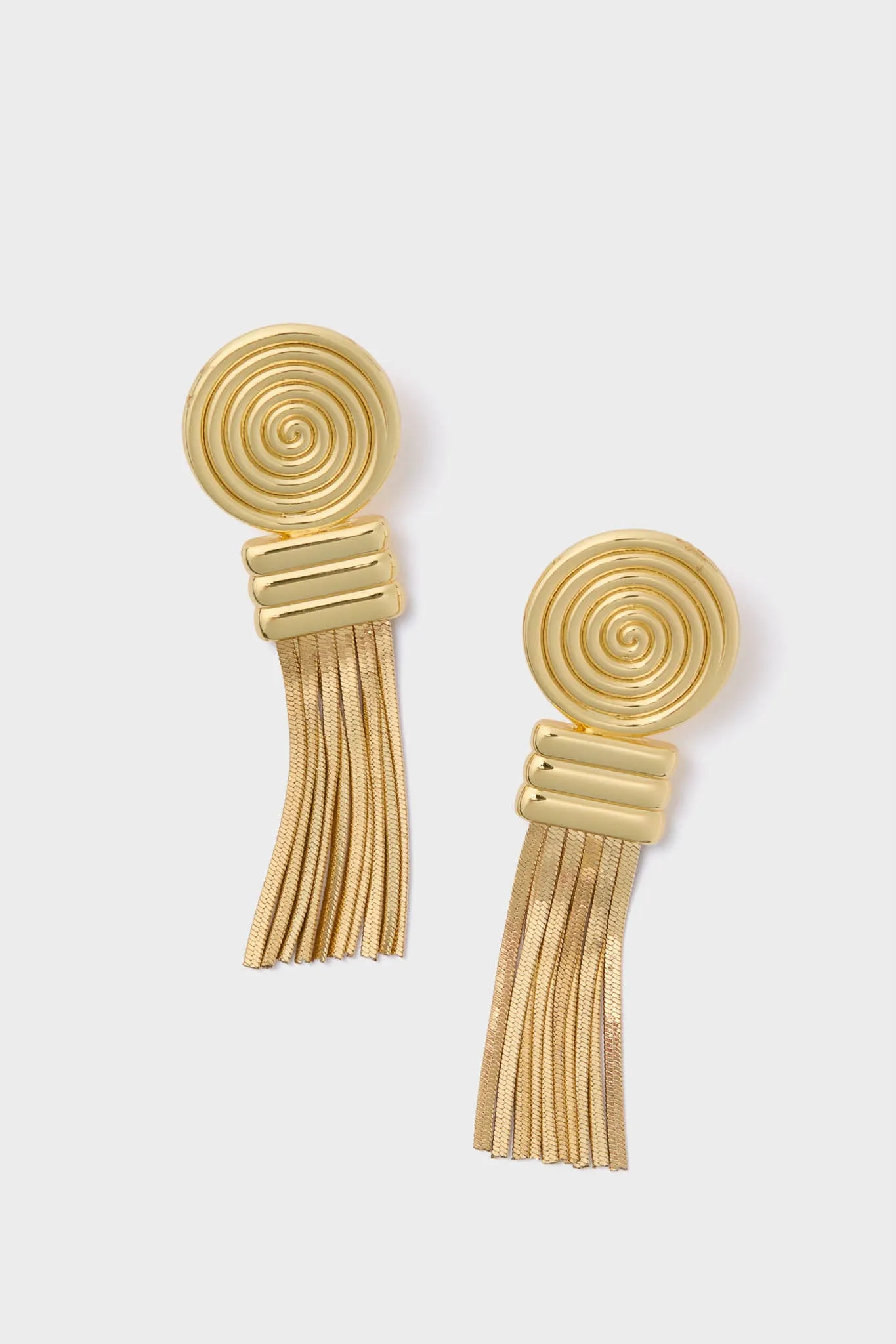Gold Fringe Louisa Earrings sold by Tuckernuck