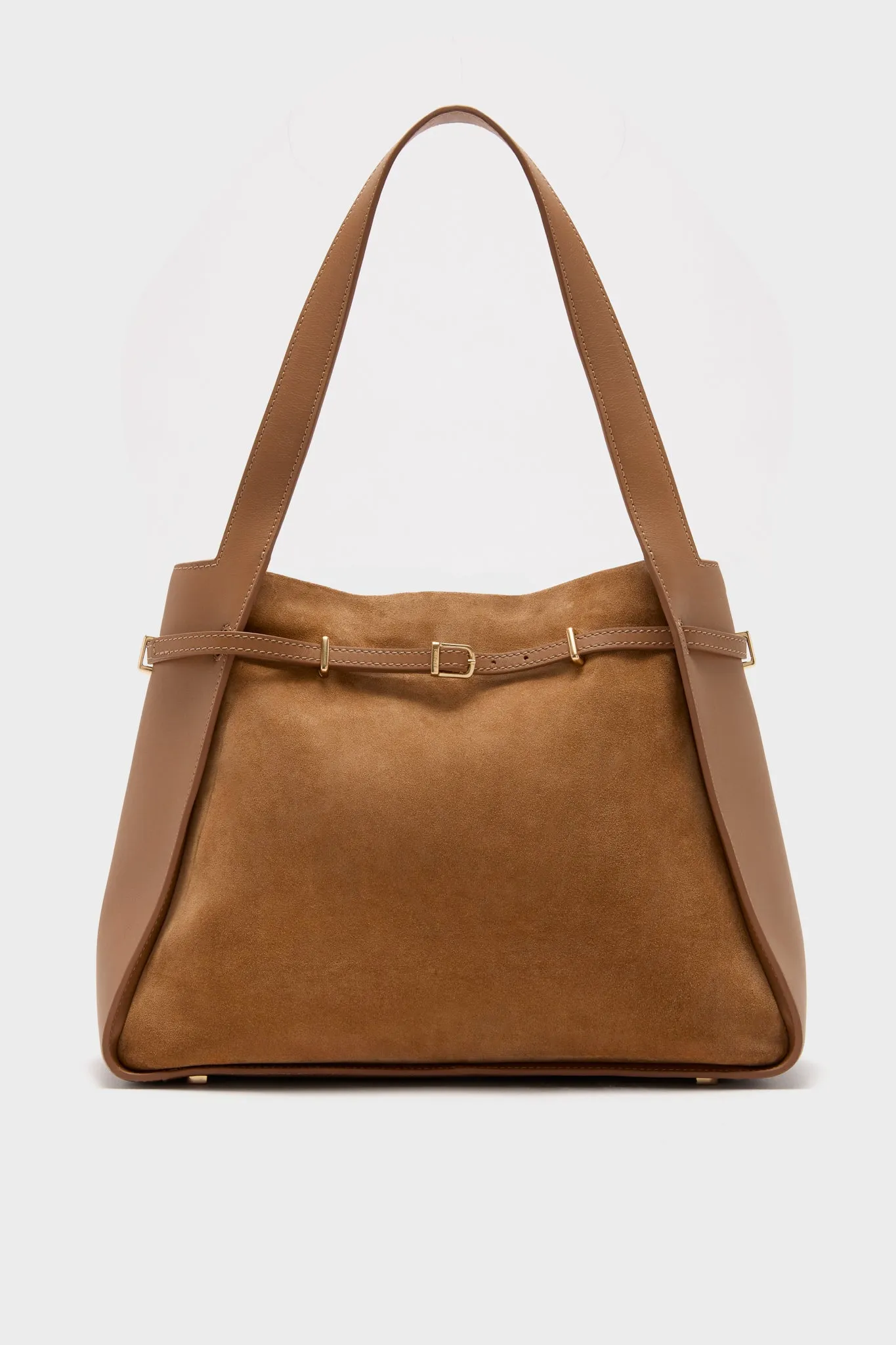 Camel Cleo Suede Tote sold by Tuckernuck