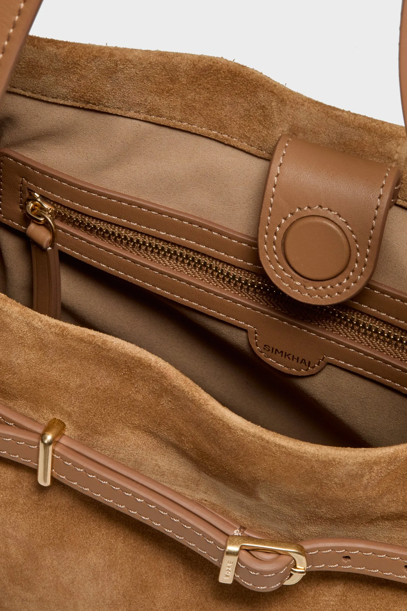 Camel Cleo Suede Tote sold by Tuckernuck product image thumbnail 5