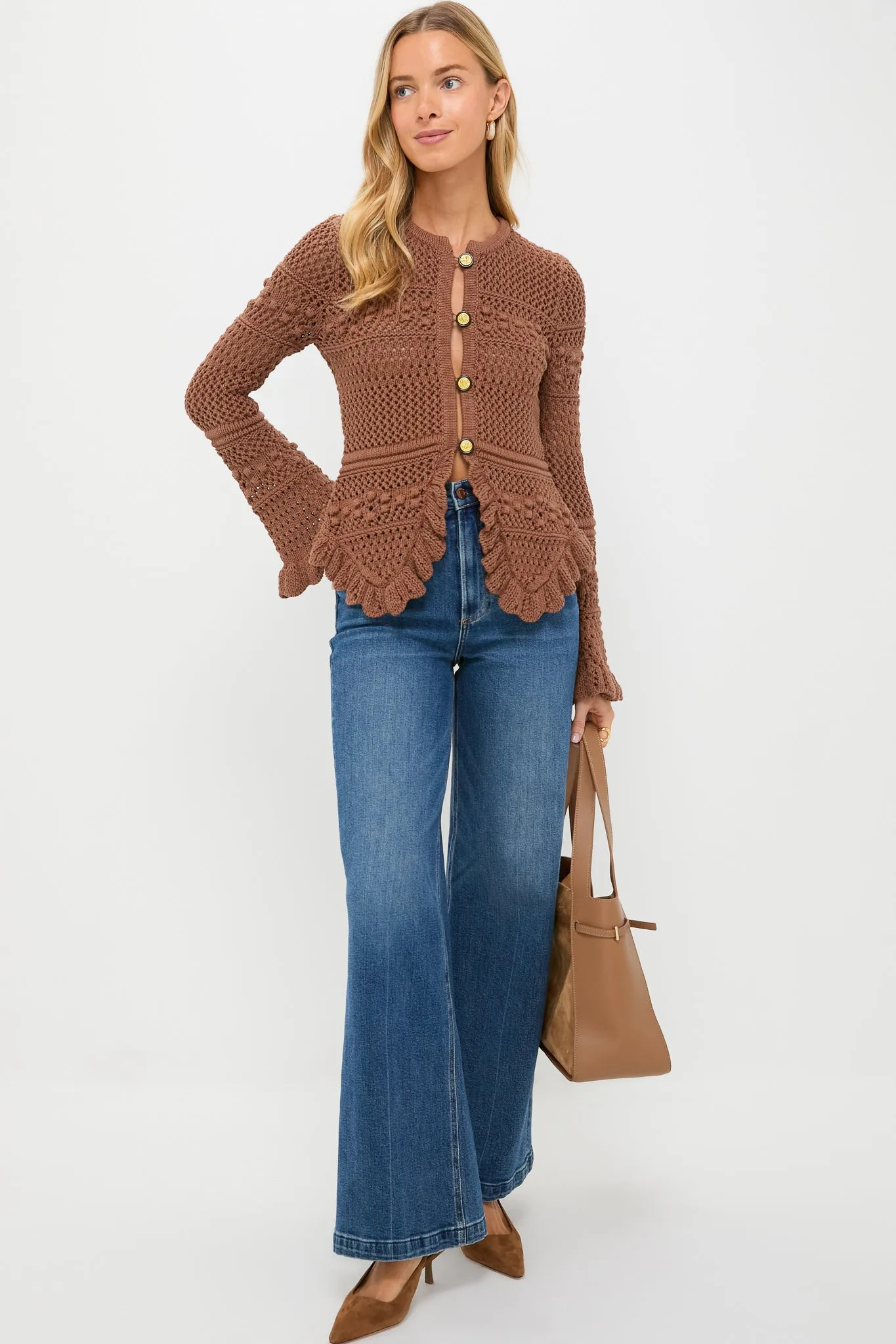 Camel Cleo Suede Tote sold by Tuckernuck product image thumbnail 3