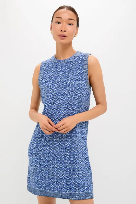 Blue Knit Marie Dress made by Tuckernuck