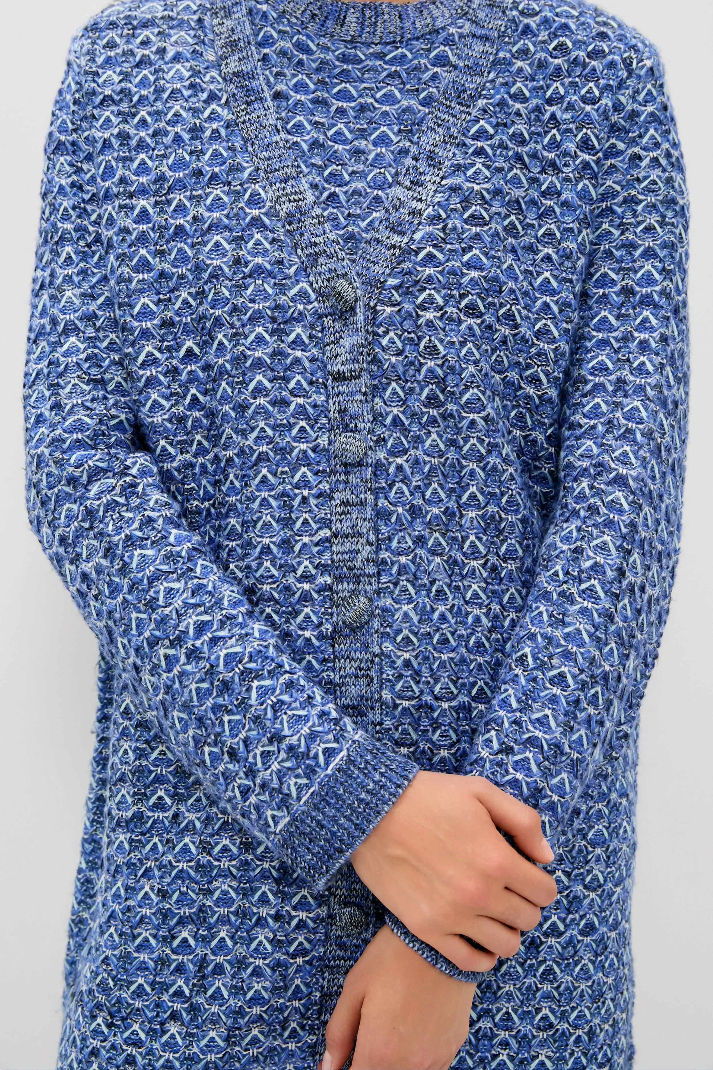 Blue Knit Liv Cardigan sold by Tuckernuck product image thumbnail 5