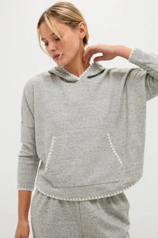 Heather Gray Cropped Eden Sweatshirt made by Tuckernuck