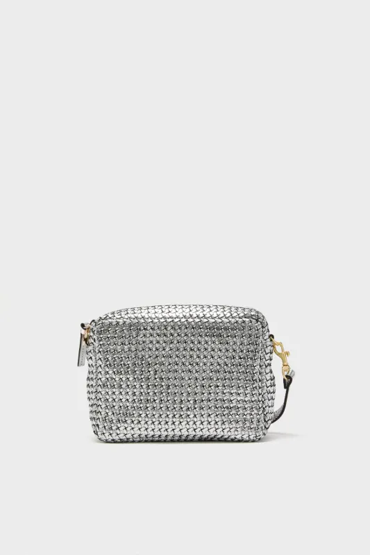 Silver Woven Etoile Midi Sac sold by Tuckernuck