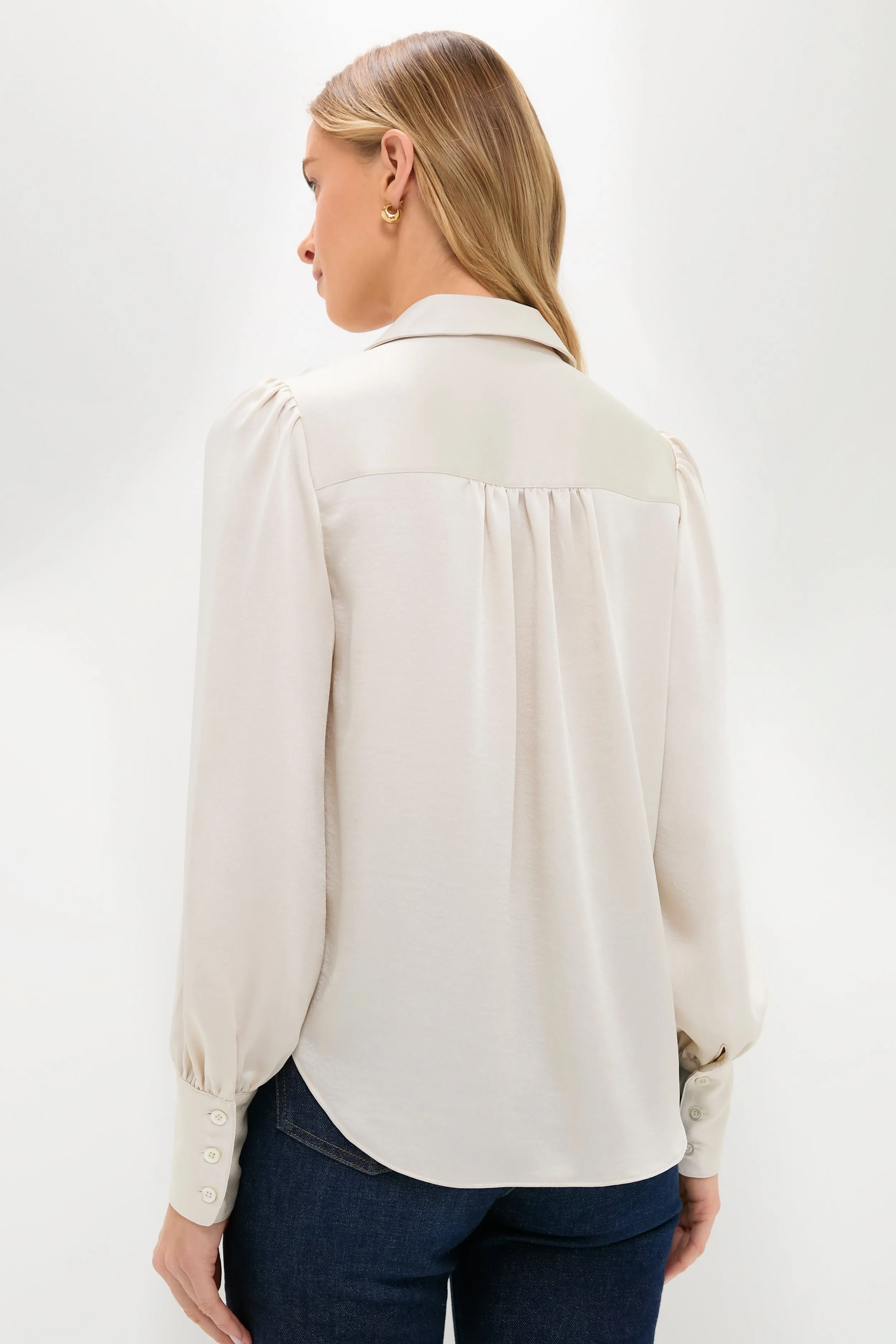 Ivory Remy Shirt sold by Tuckernuck product image thumbnail 4