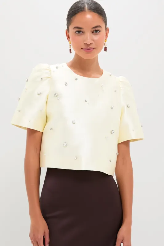 Ivory Olivia Top sold by Tuckernuck